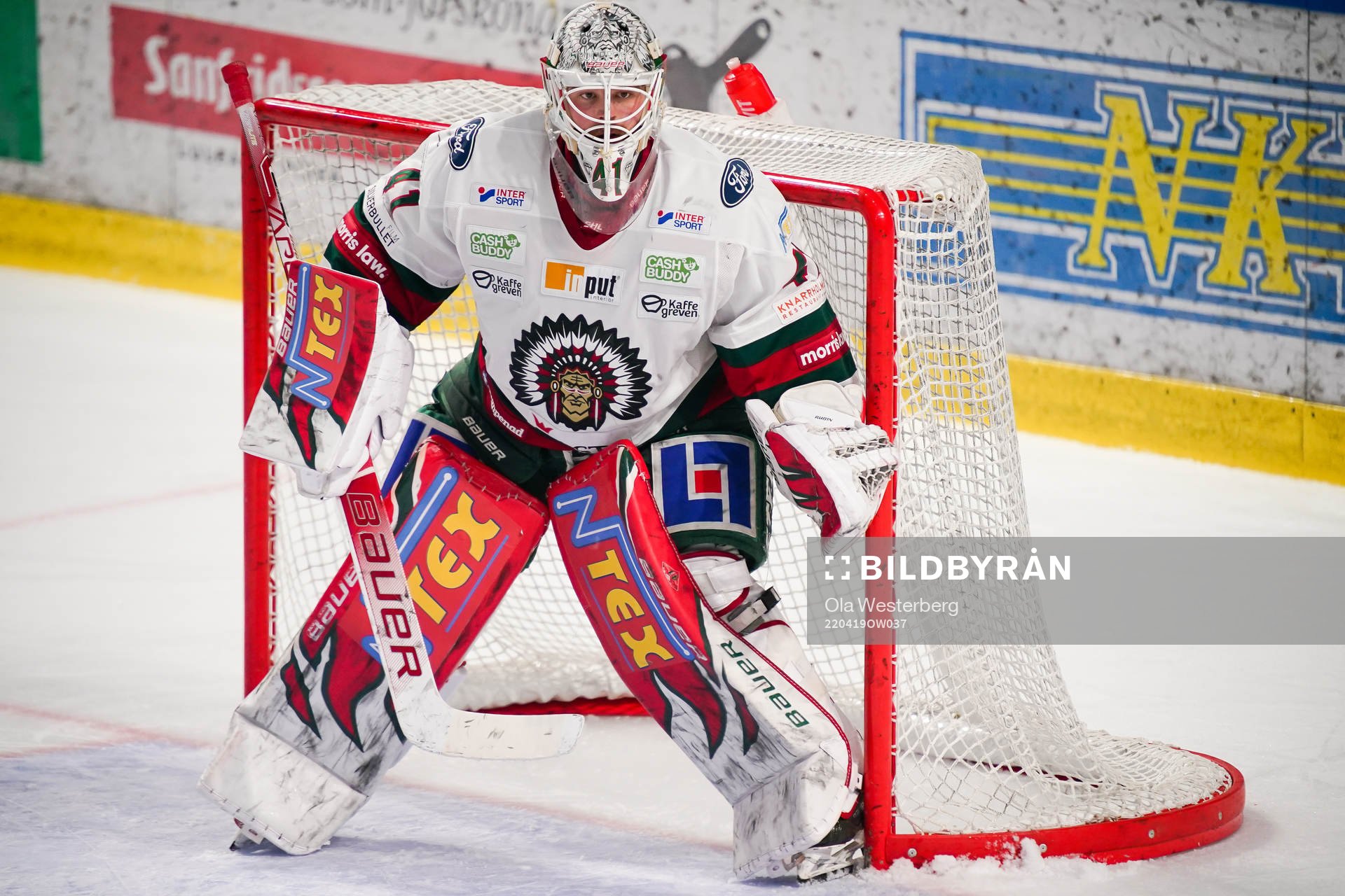 Frölundas målvakt Niklas Rubin