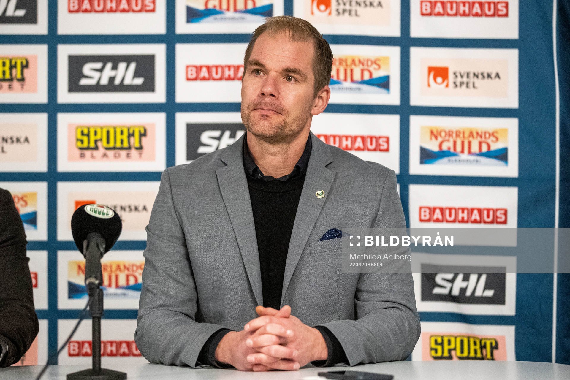Färjestads tränare Tomas Mitell