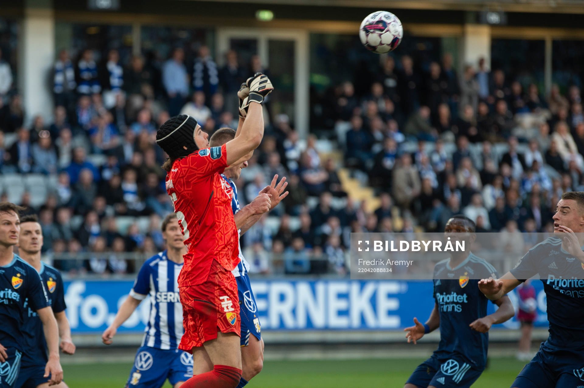 Djurgårdens målvakt Jacob Widell Zetterström