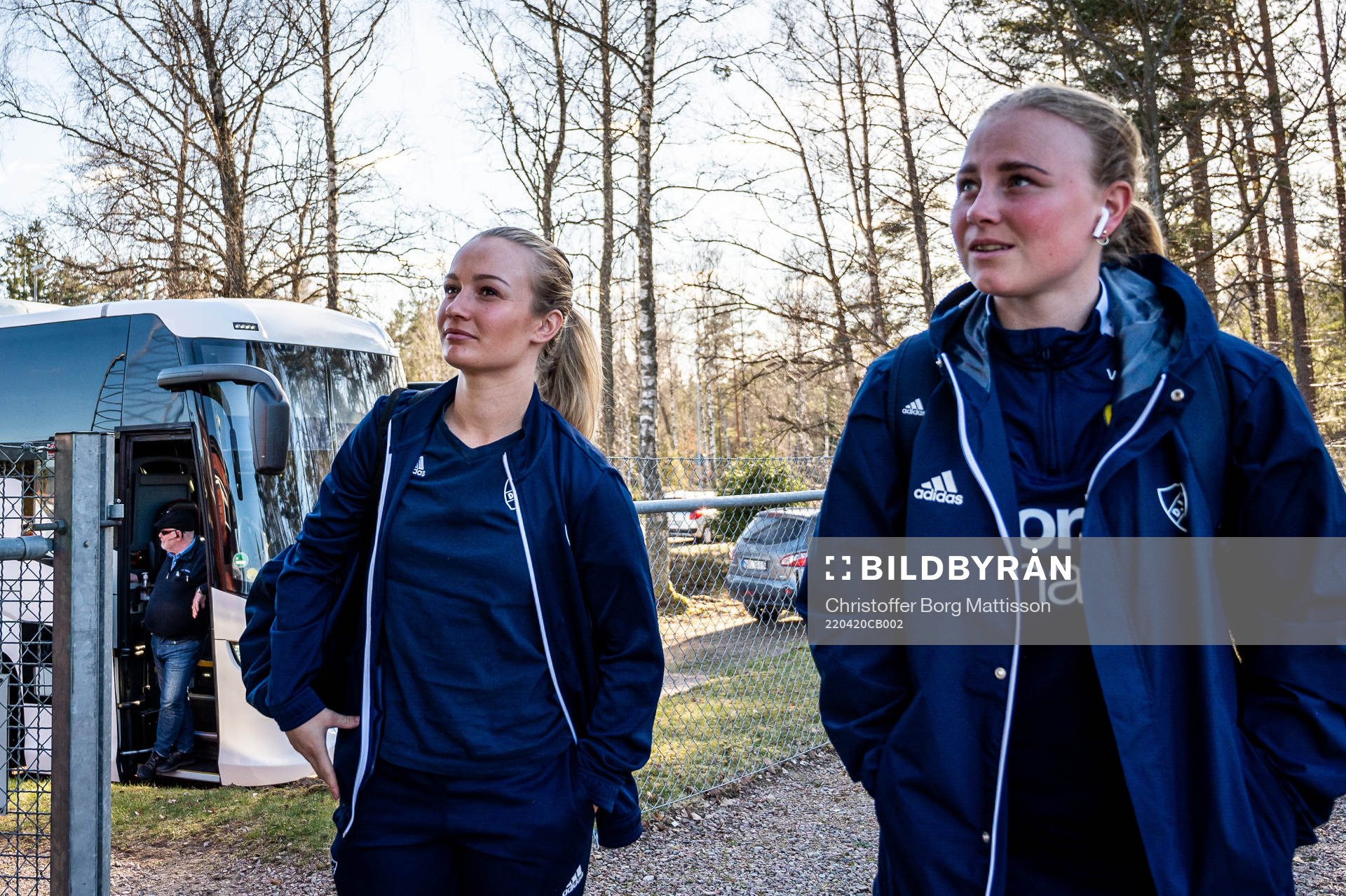 Djurgårdens Tove Almqvist och Ebba Wieder