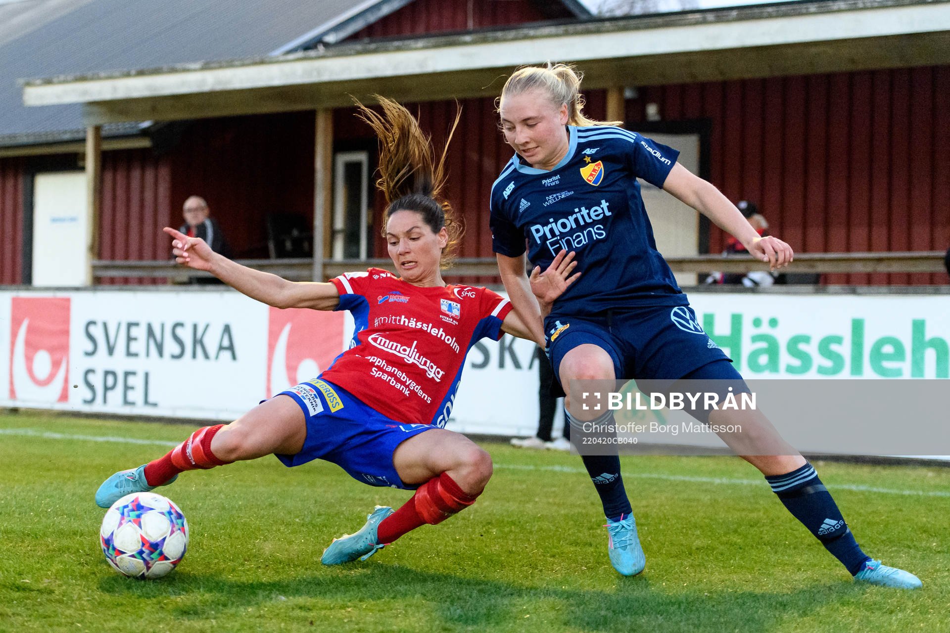 Vittsjös Lisa Klinga och Djurgårdens StinaLisa Johansson