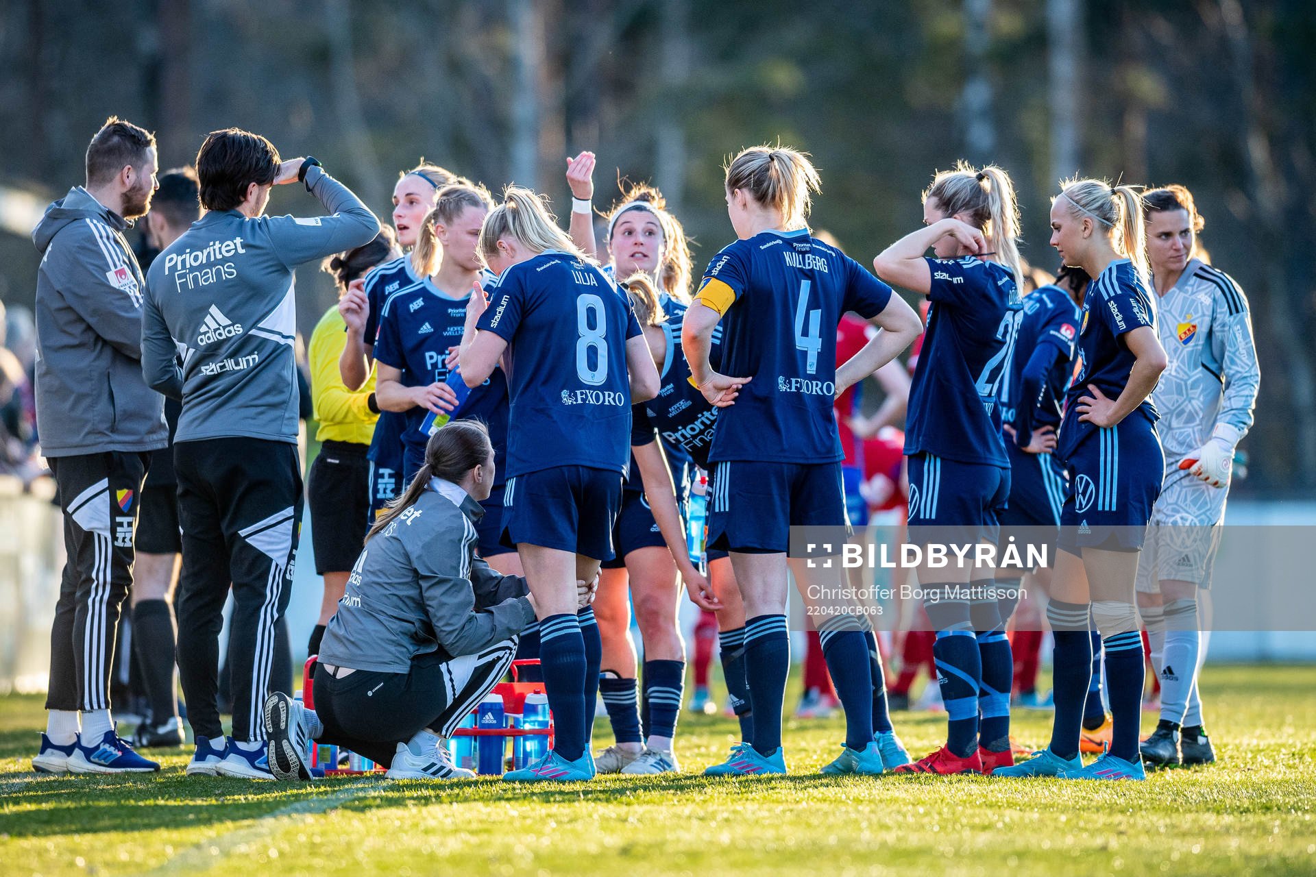 Djurgårdens spelare deppar