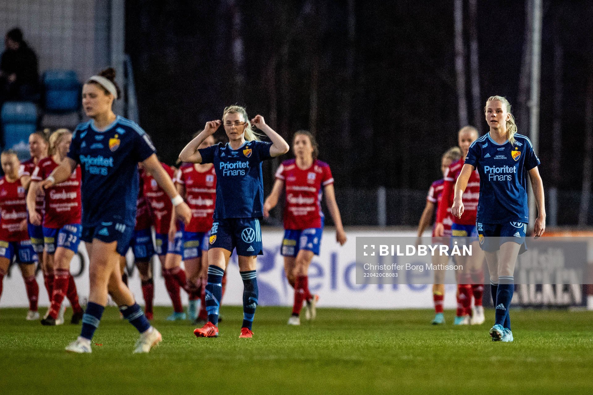 Djurgårdens spelare deppar