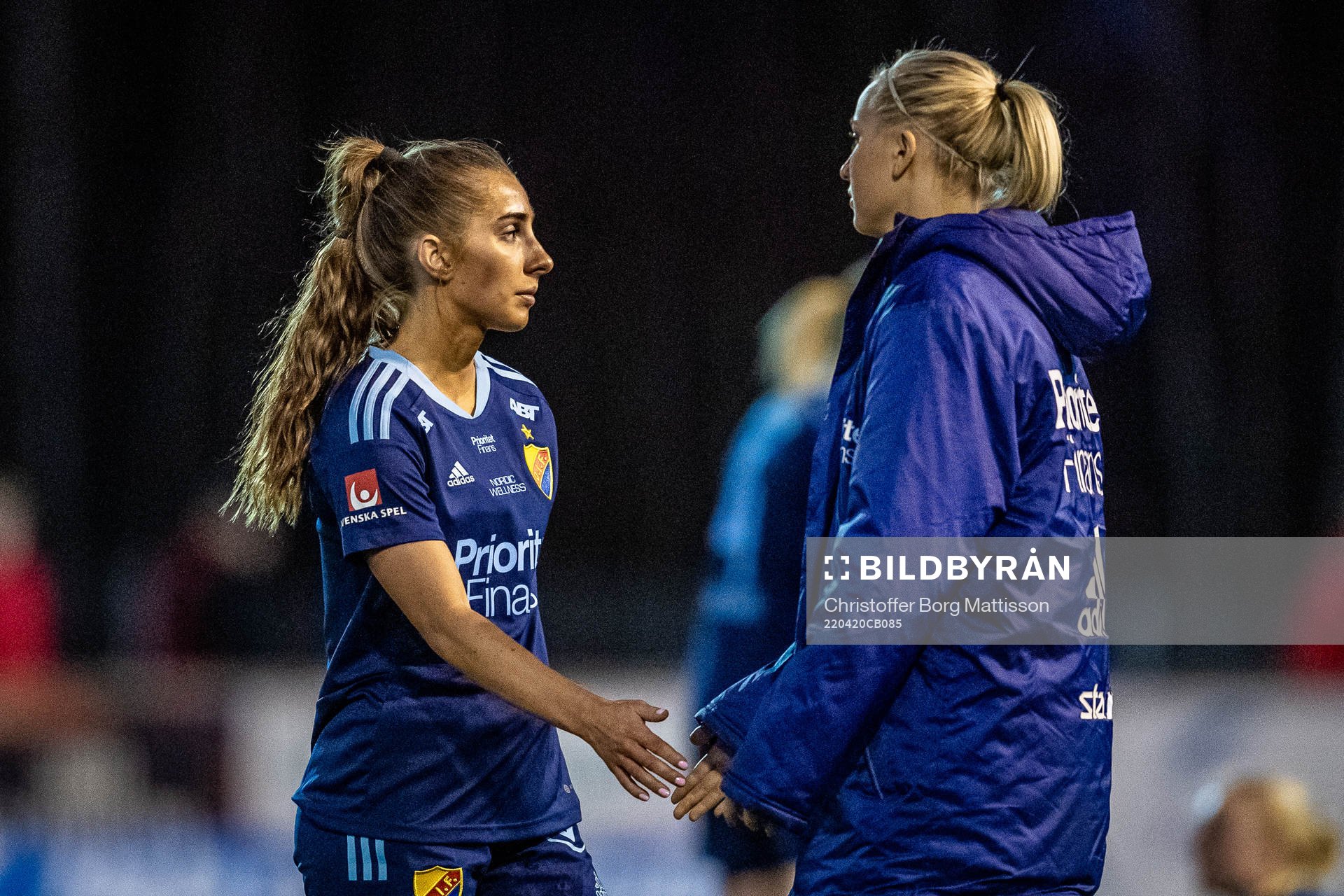 Djurgårdens Tilde Lindwall deppar