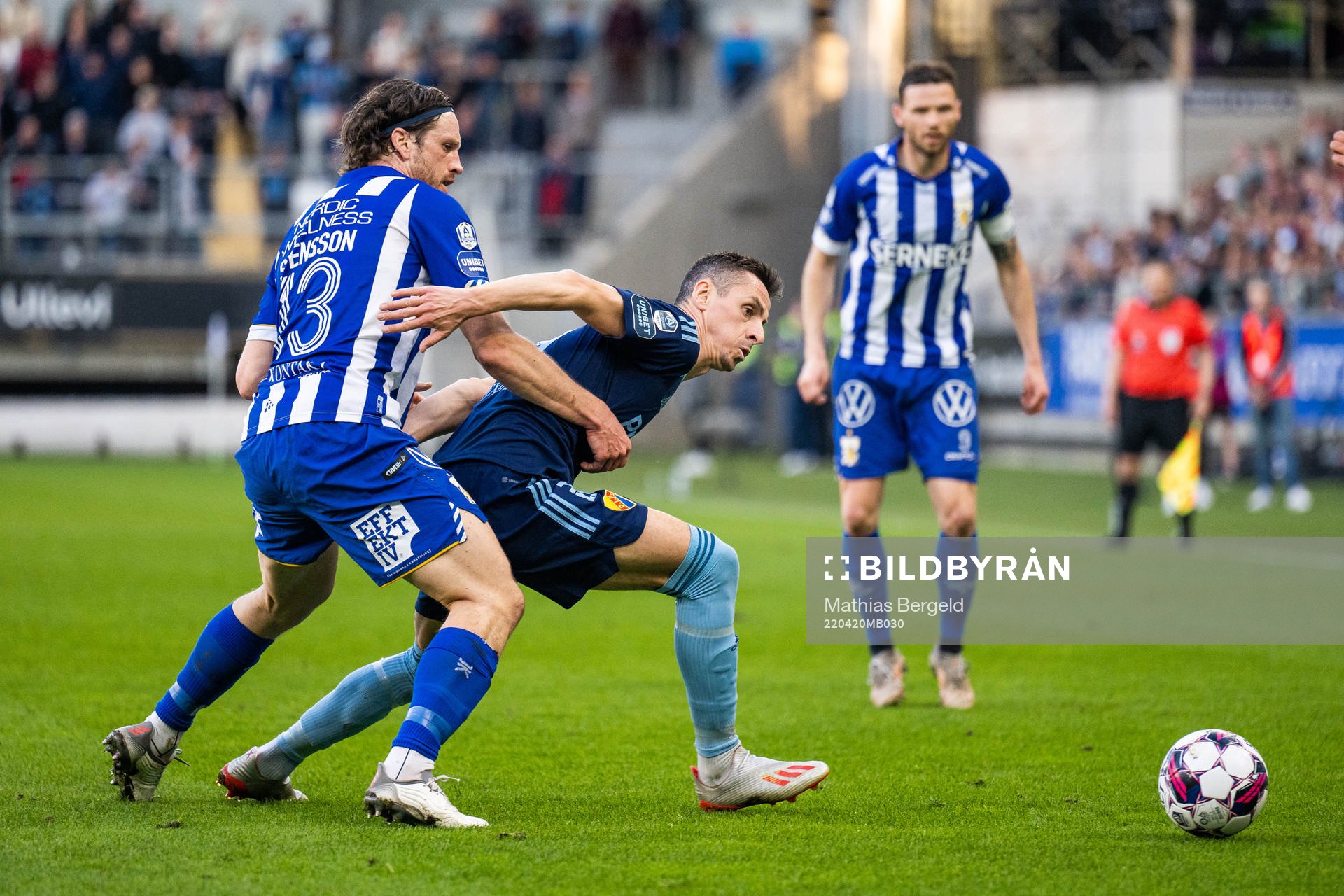 IFK Göteborgs Gustav Svensson och Djurgårdens Haris