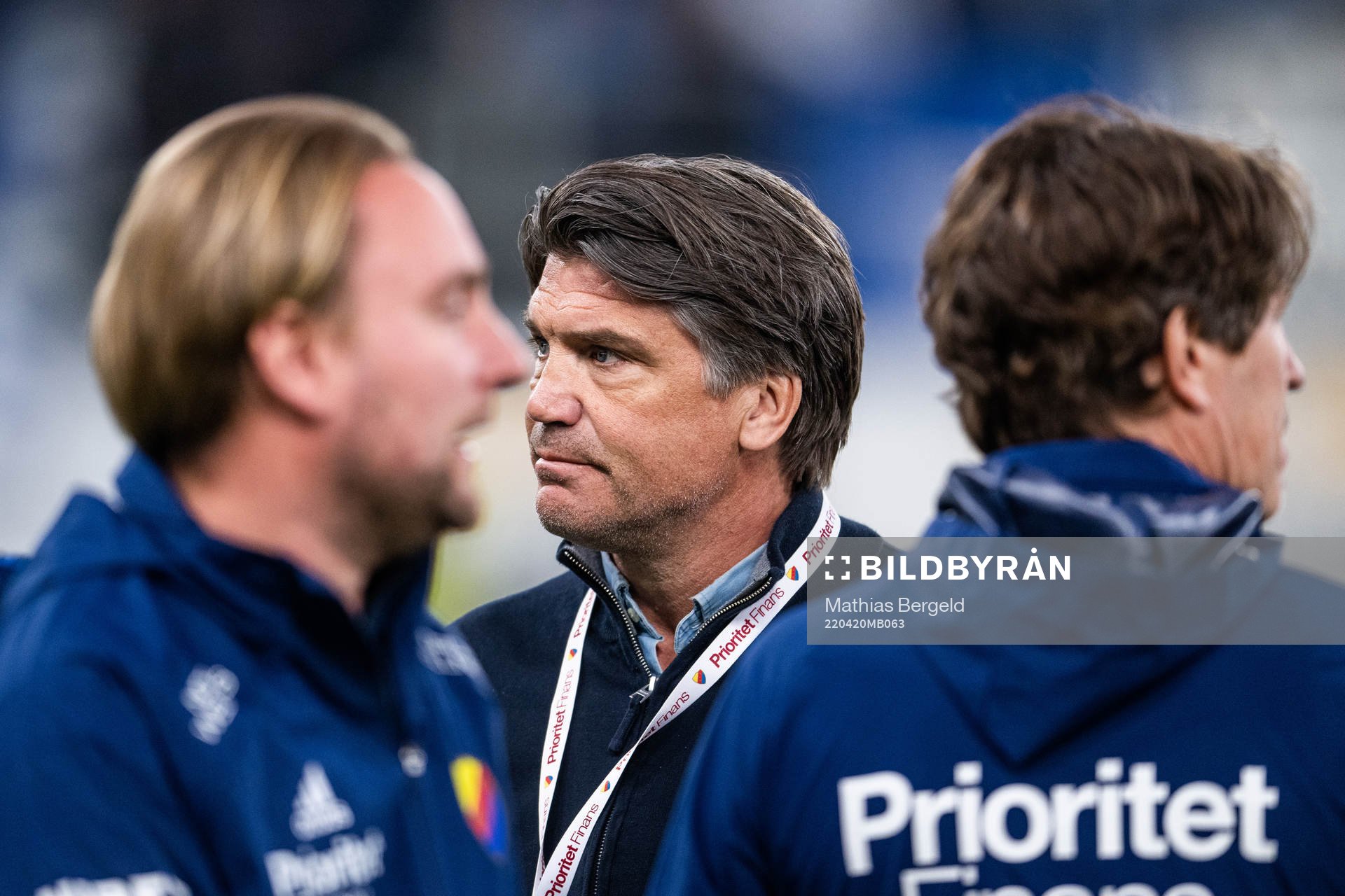 Djurgårdens sportchef Bosse Andersson efter fotbollsmatchen i Allsvenskan mellan IFK Göteborg och Djurgården den 20 april 2022 i Göteborg.