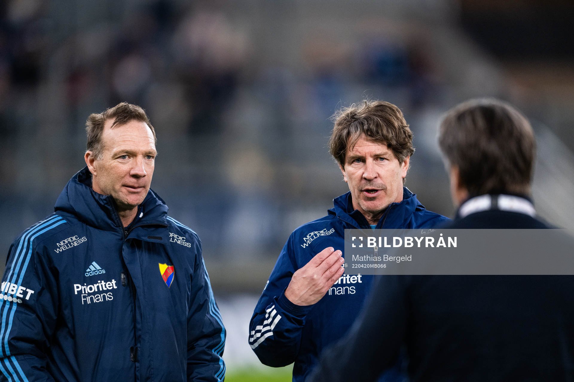 Djurgårdens tränare Kim Bergstrand och tränare Thomas