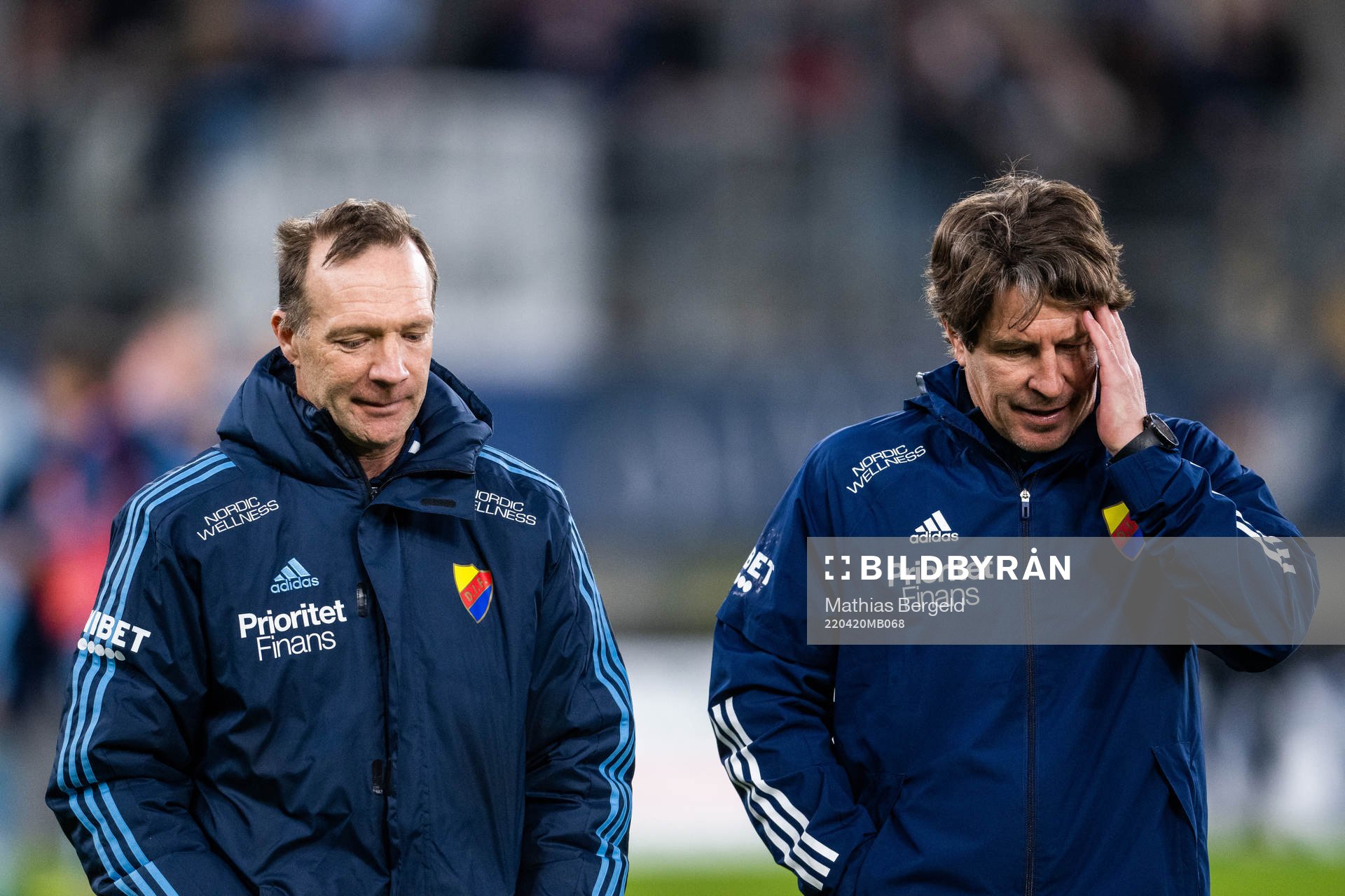 Djurgårdens tränare Kim Bergstrand och tränare Thomas