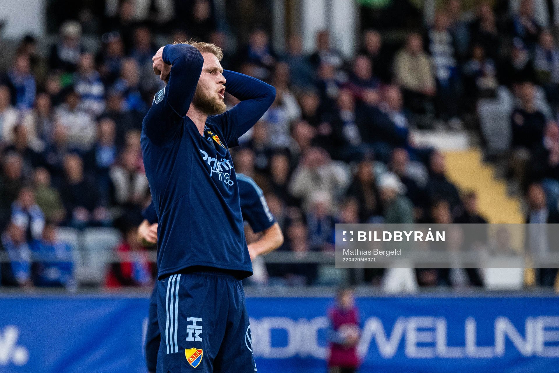 Djurgårdens Kalle Holmberg deppar