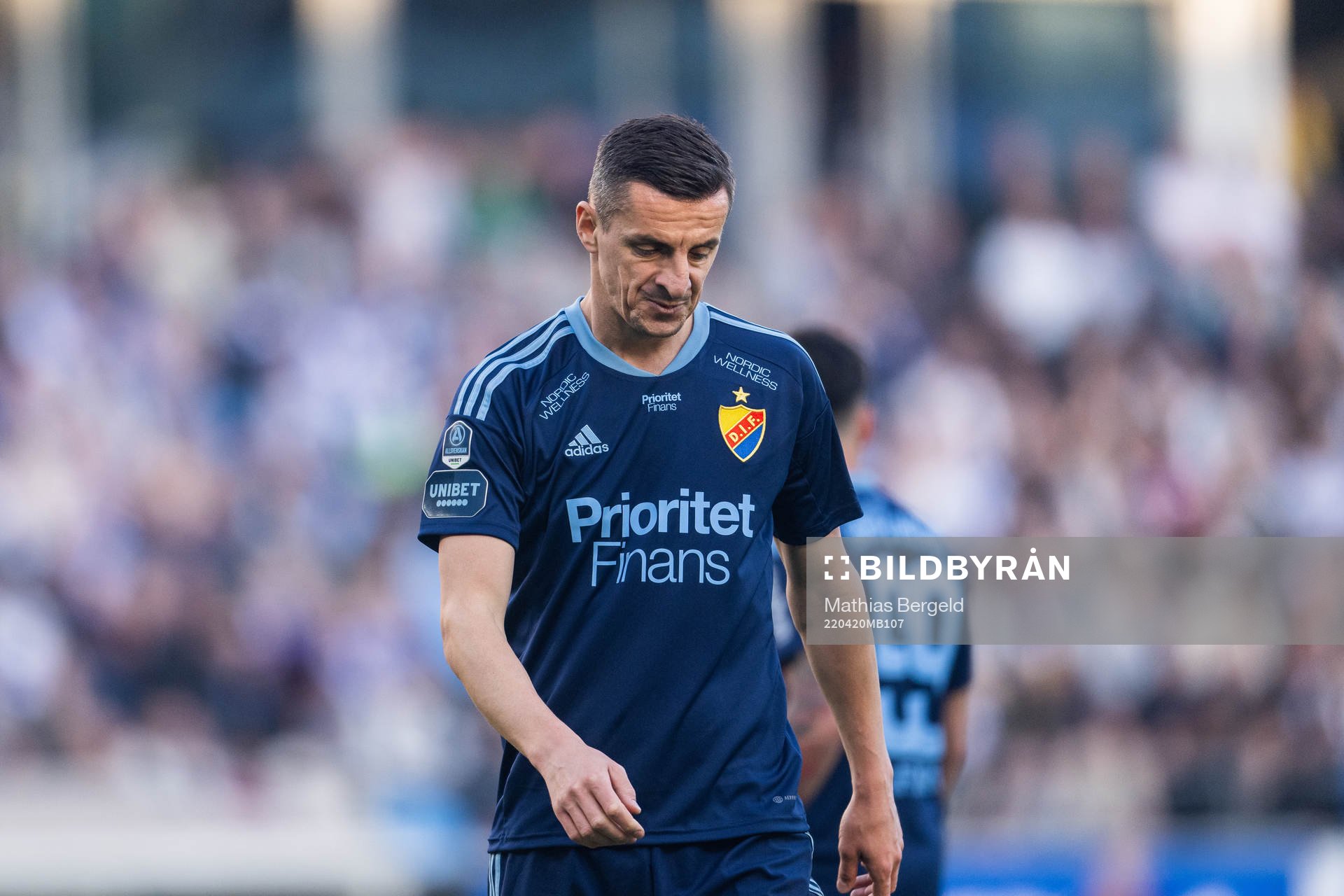 Djurgårdens Haris Radetinac deppar