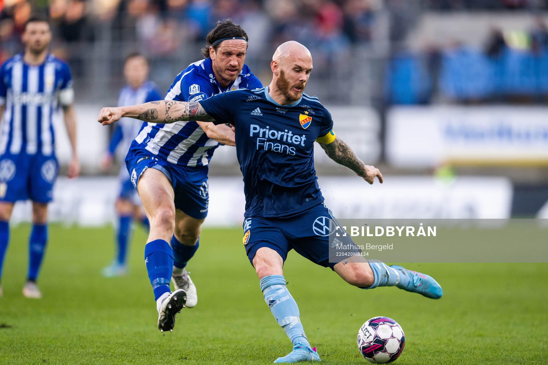 IFK Göteborgs Gustav Svensson och Djurgårdens Magnus