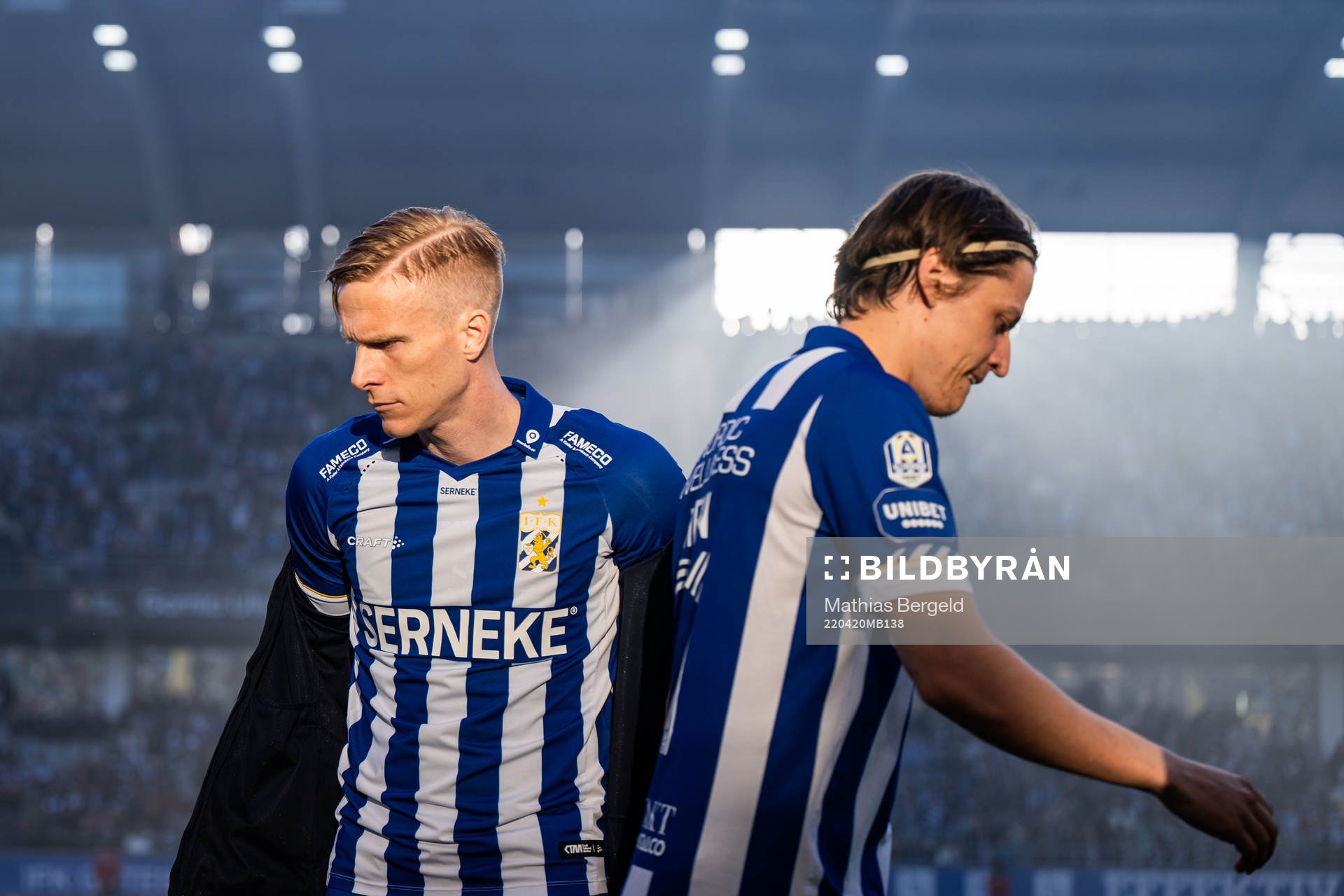 IFK Göteborgs Oscar Wendt och Simon Thern
