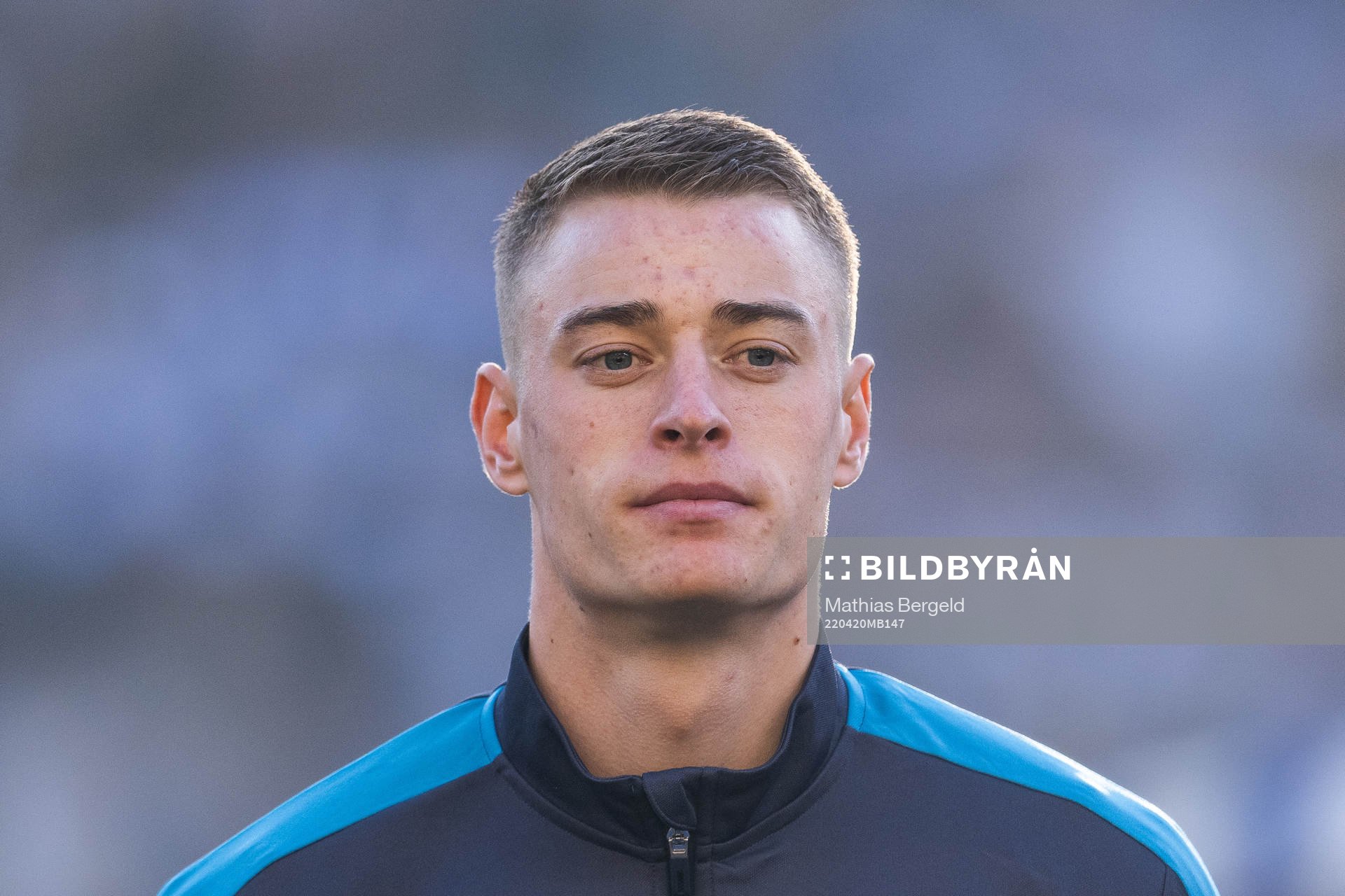 Djurgårdens Jesper Löfgren vid line up