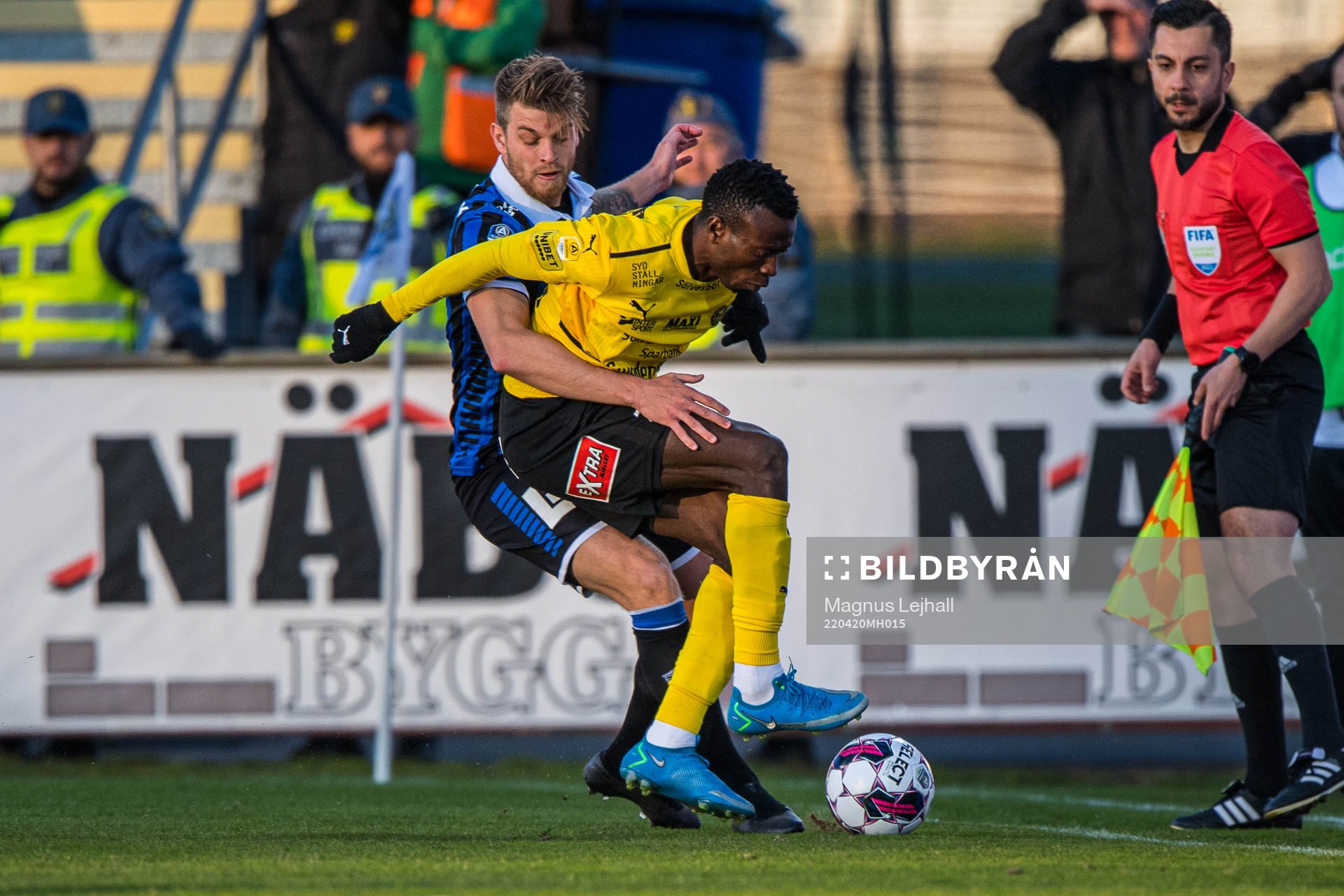 Mjällbys Silas Nwankwo och Sirius Marcus Mathisen