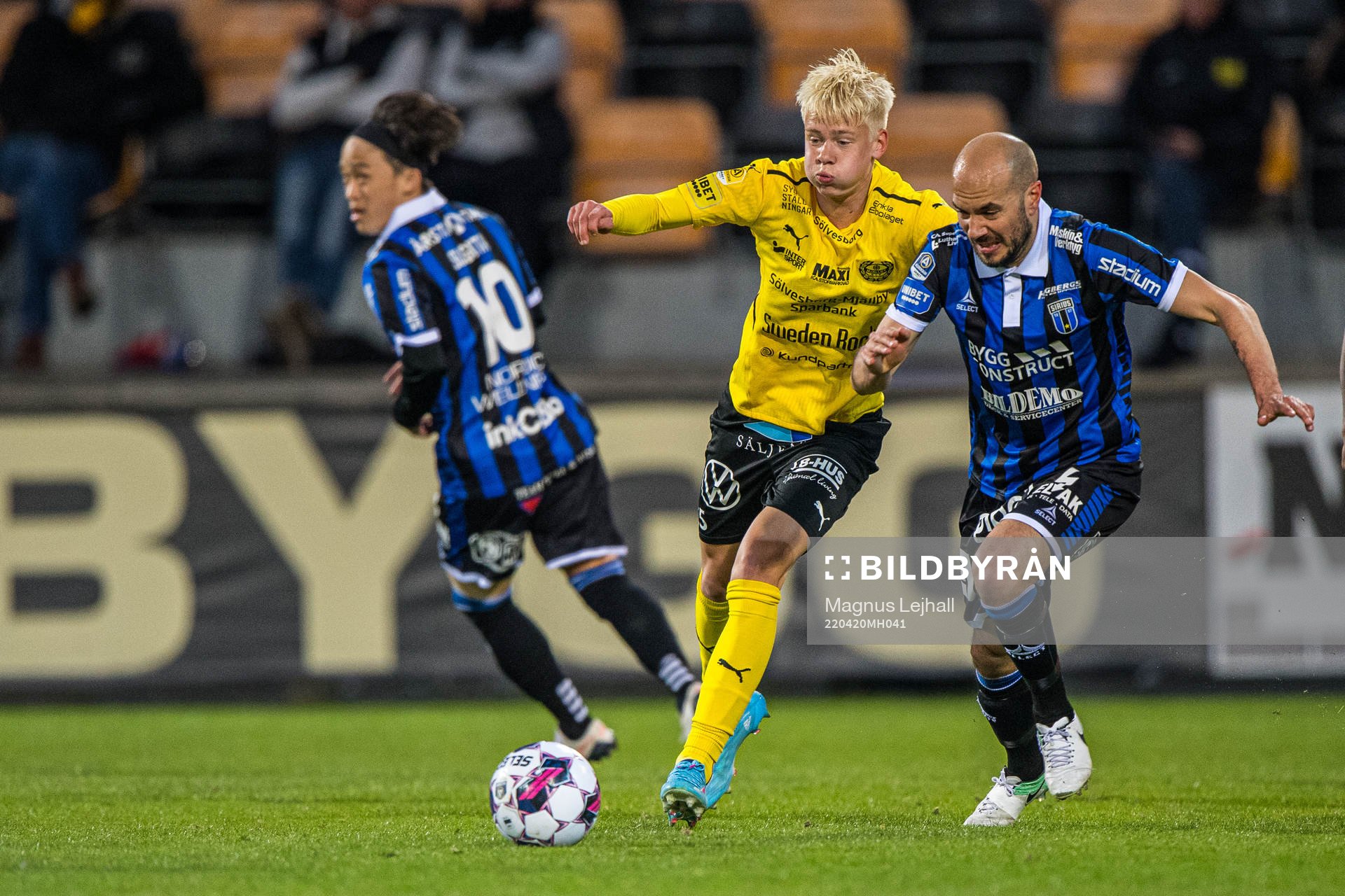 Mjällbys Otto Rosengren och Sirius Karl Larson