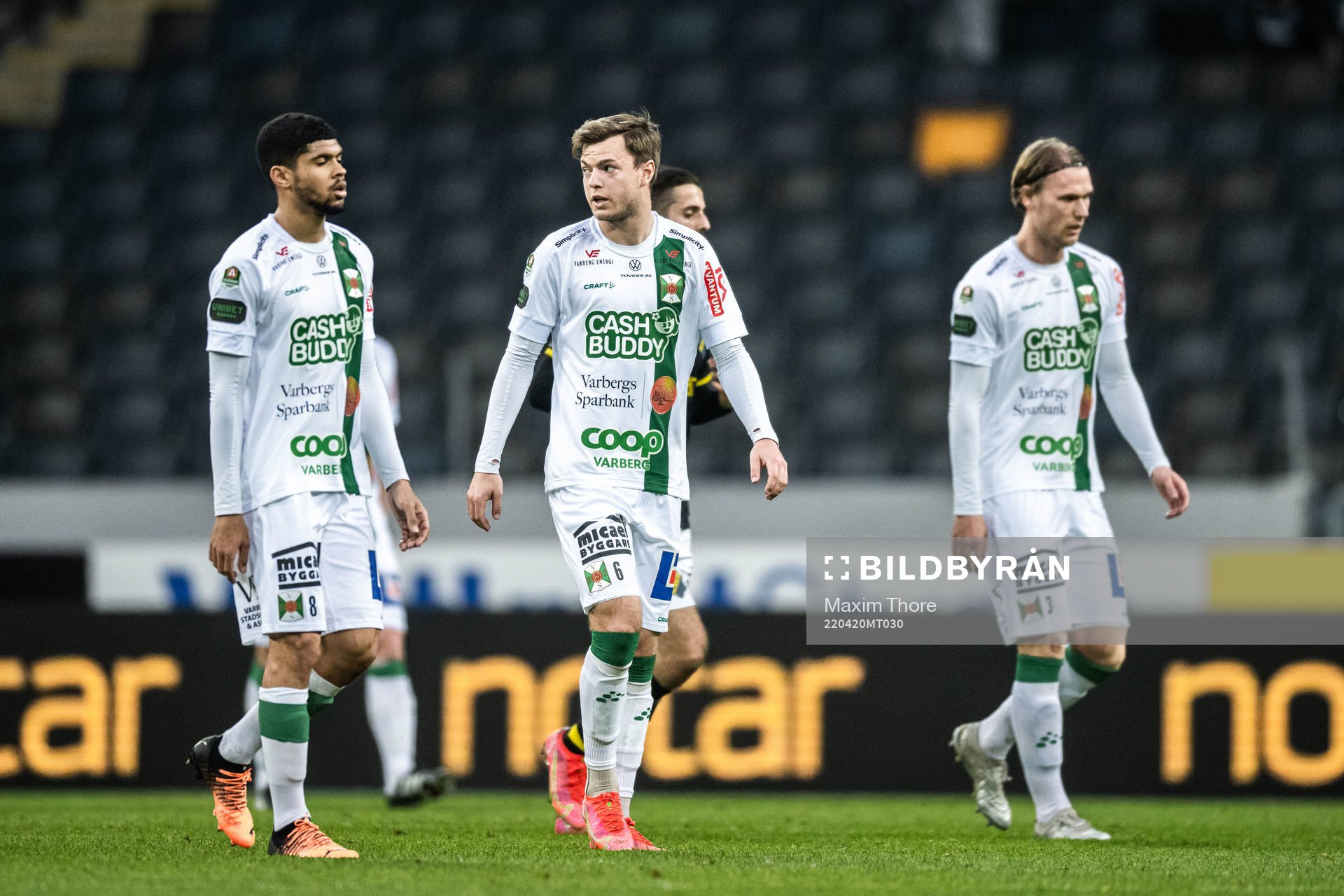 Varbergs Luke Le Roux och Albin Winbo deppar