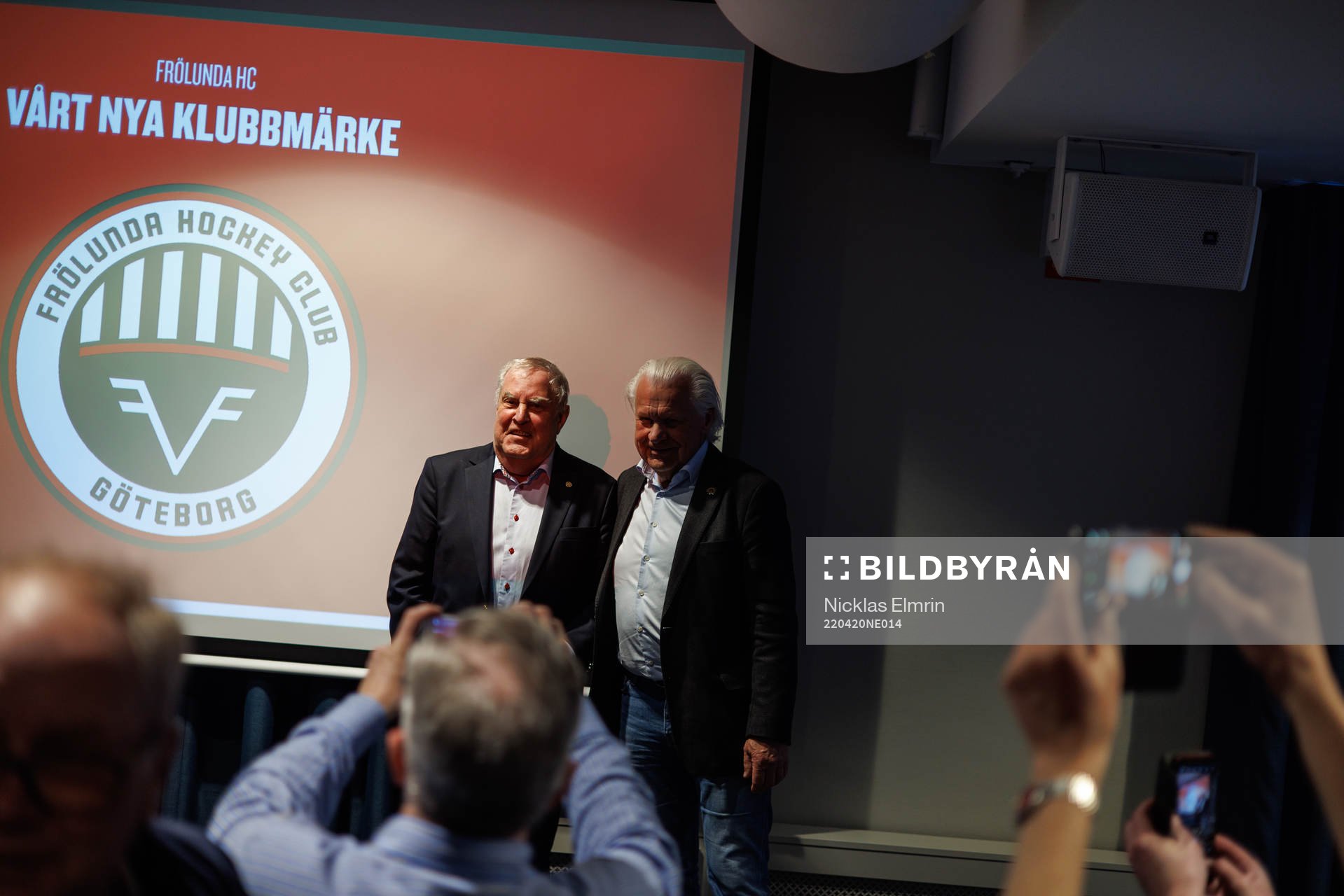 Tidigare ordförande Kenneth Orrgren och ordförande Mats