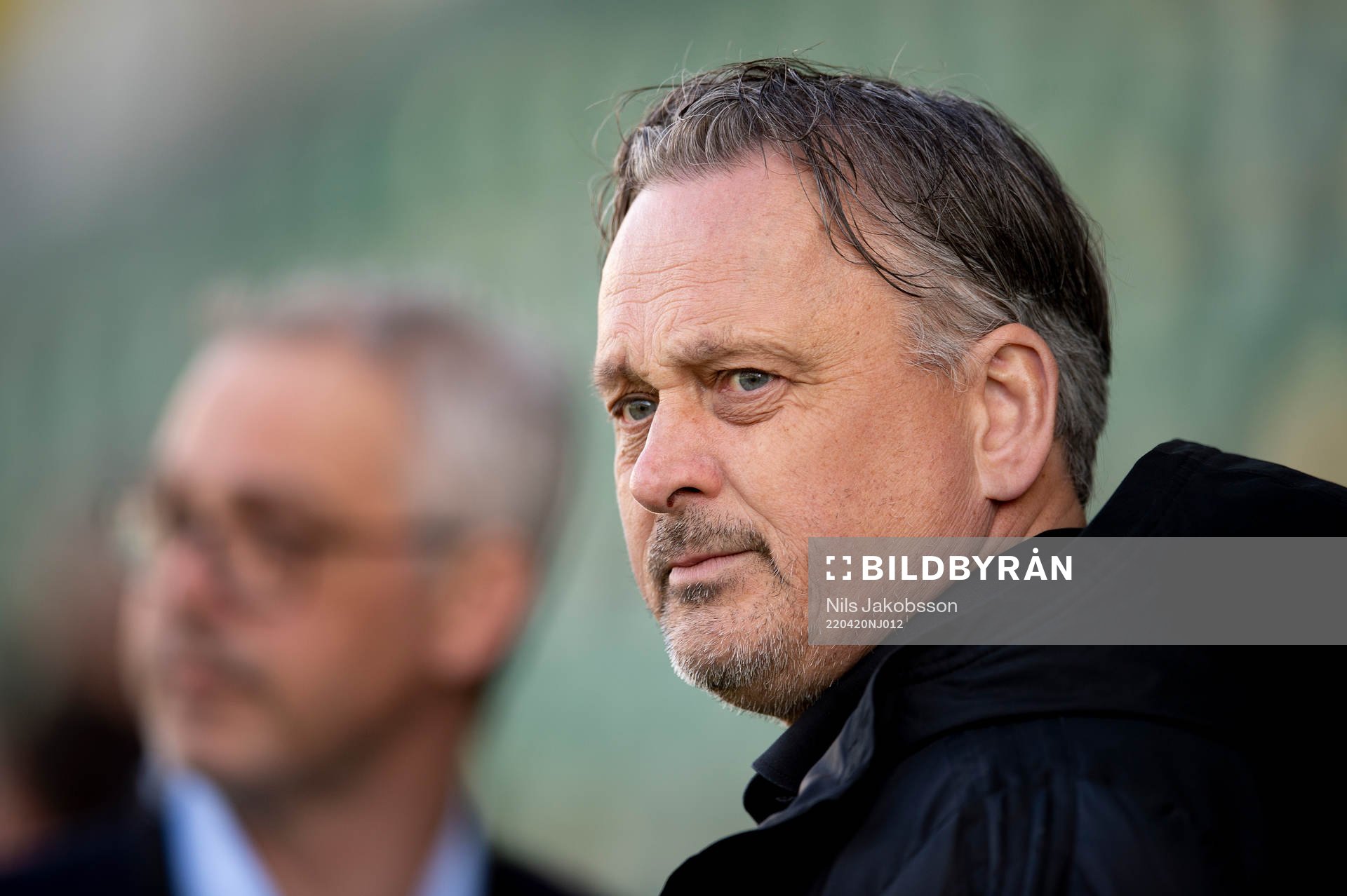 Sundsvalls sportchef Urban Hagblom innan fotbollsmatchen i