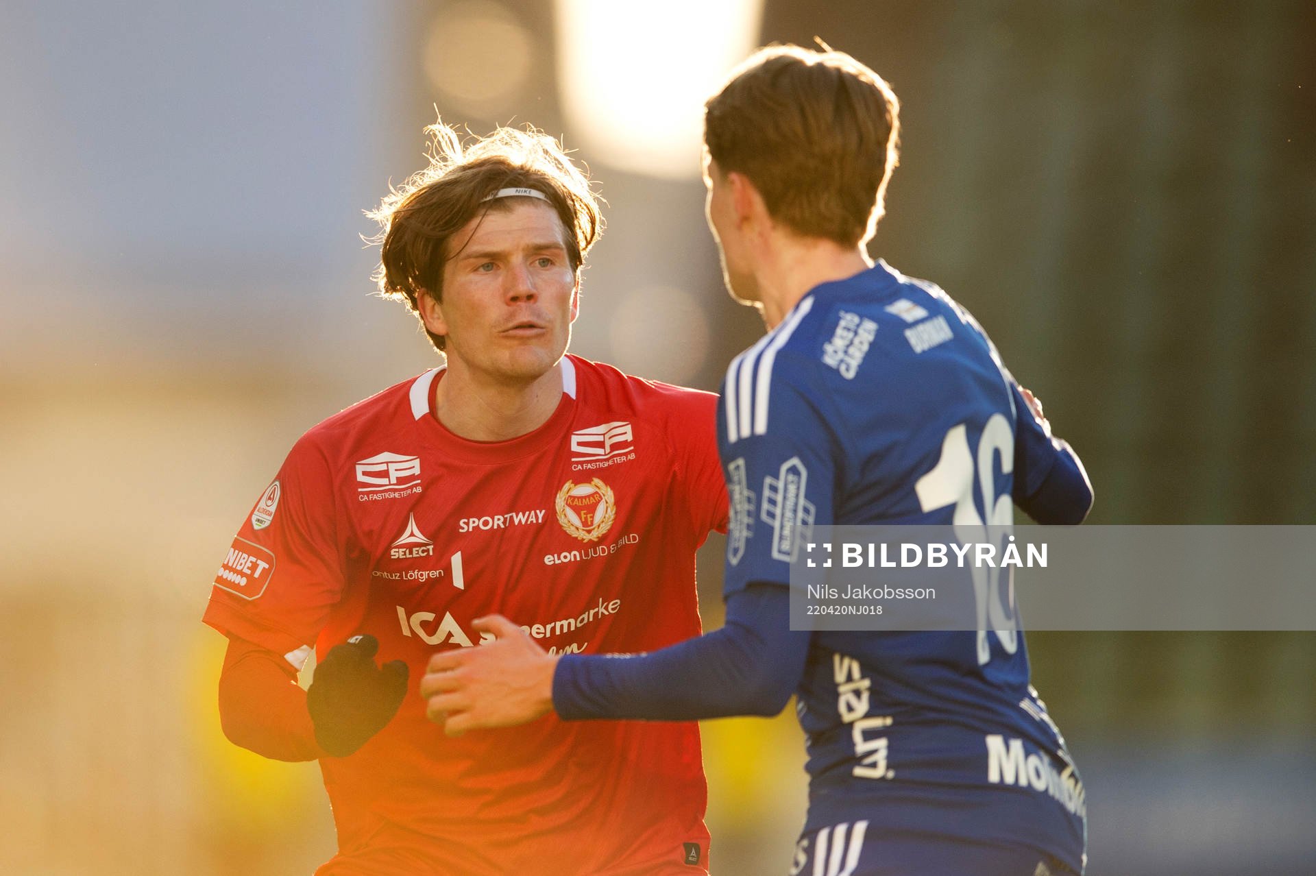 Kalmars Oliver Berg och Sundsvalls Marcus Burman