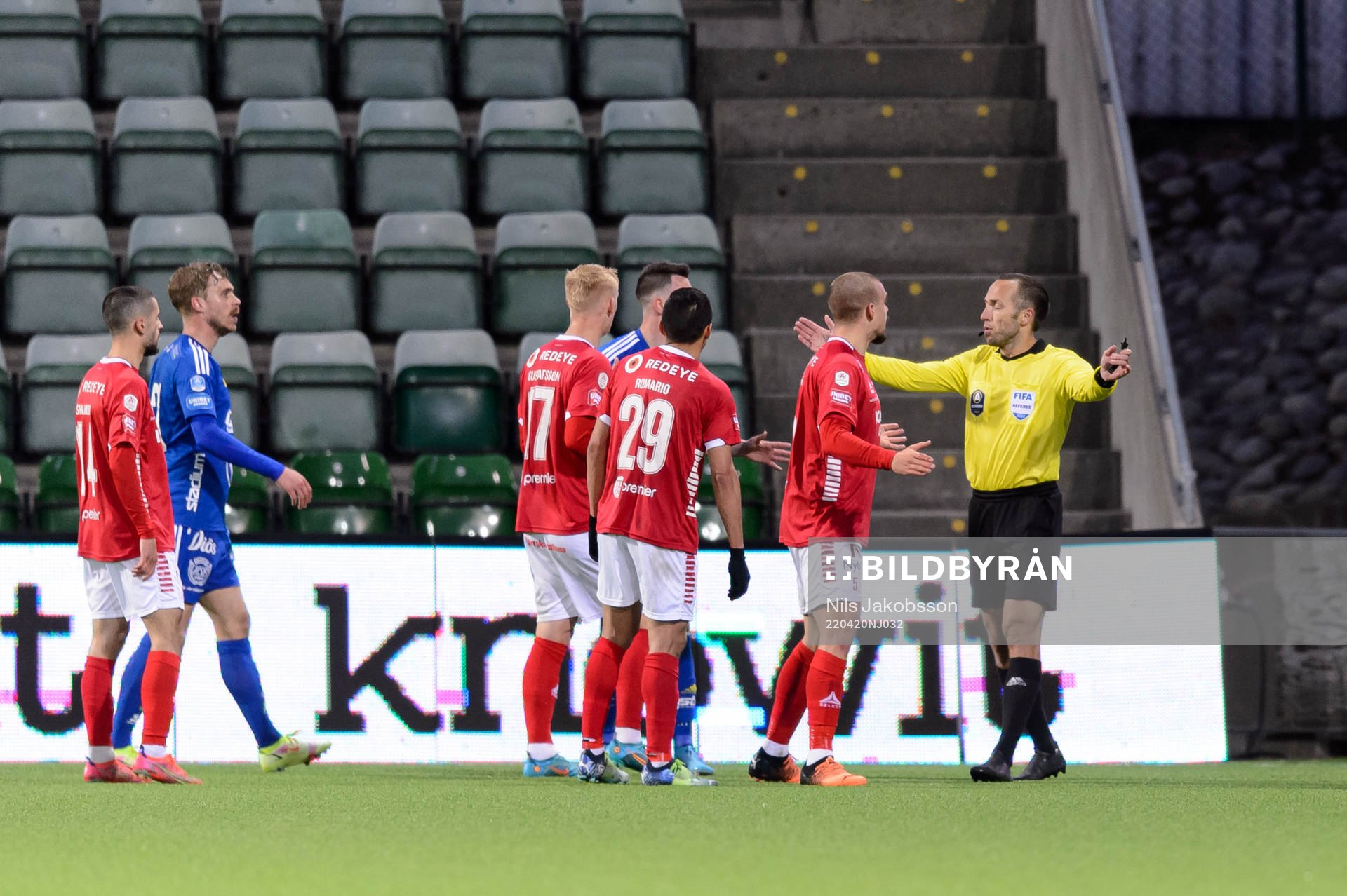 Kalmars spelare reagerar
