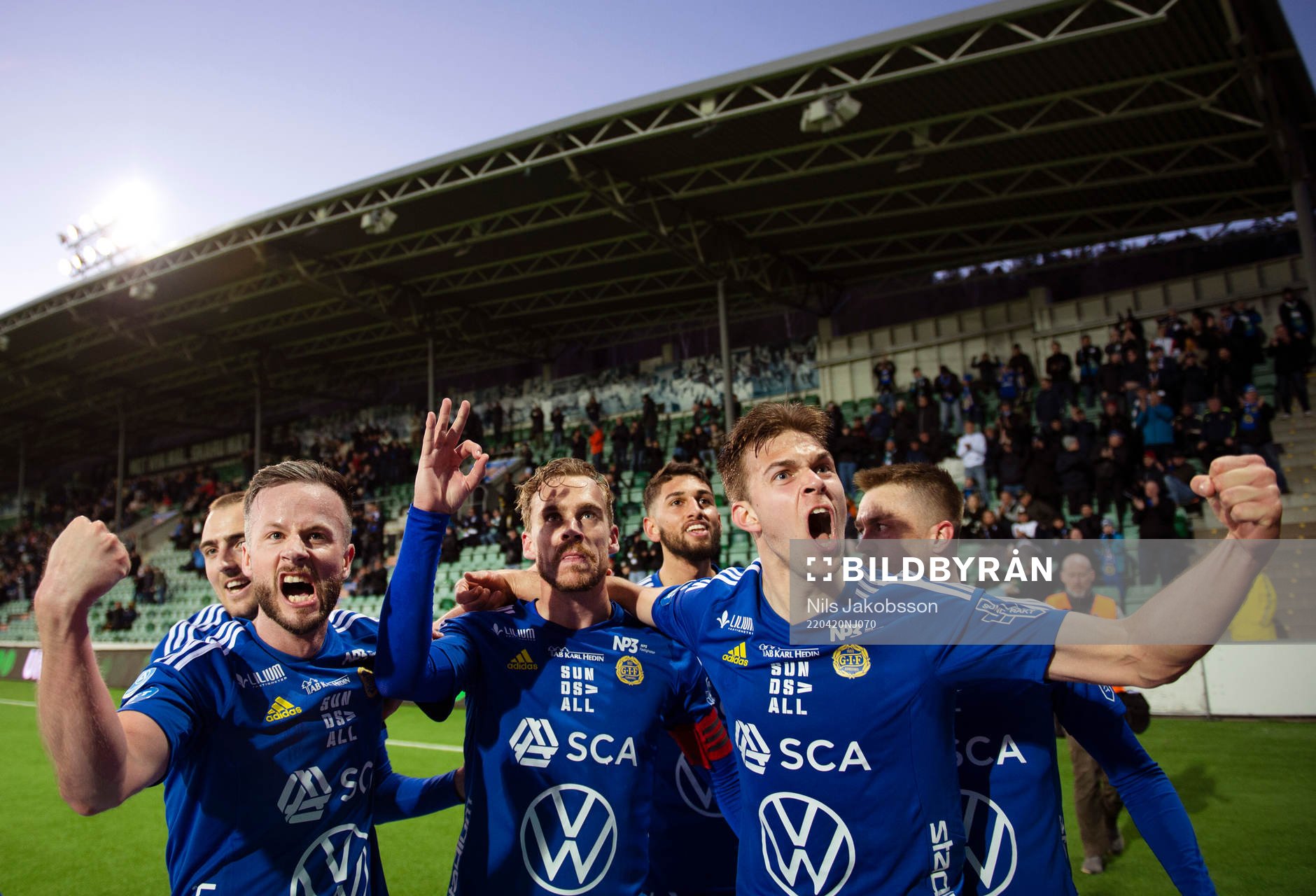 Sundsvalls Dennis Olsson, Robert Lundström, Pontus