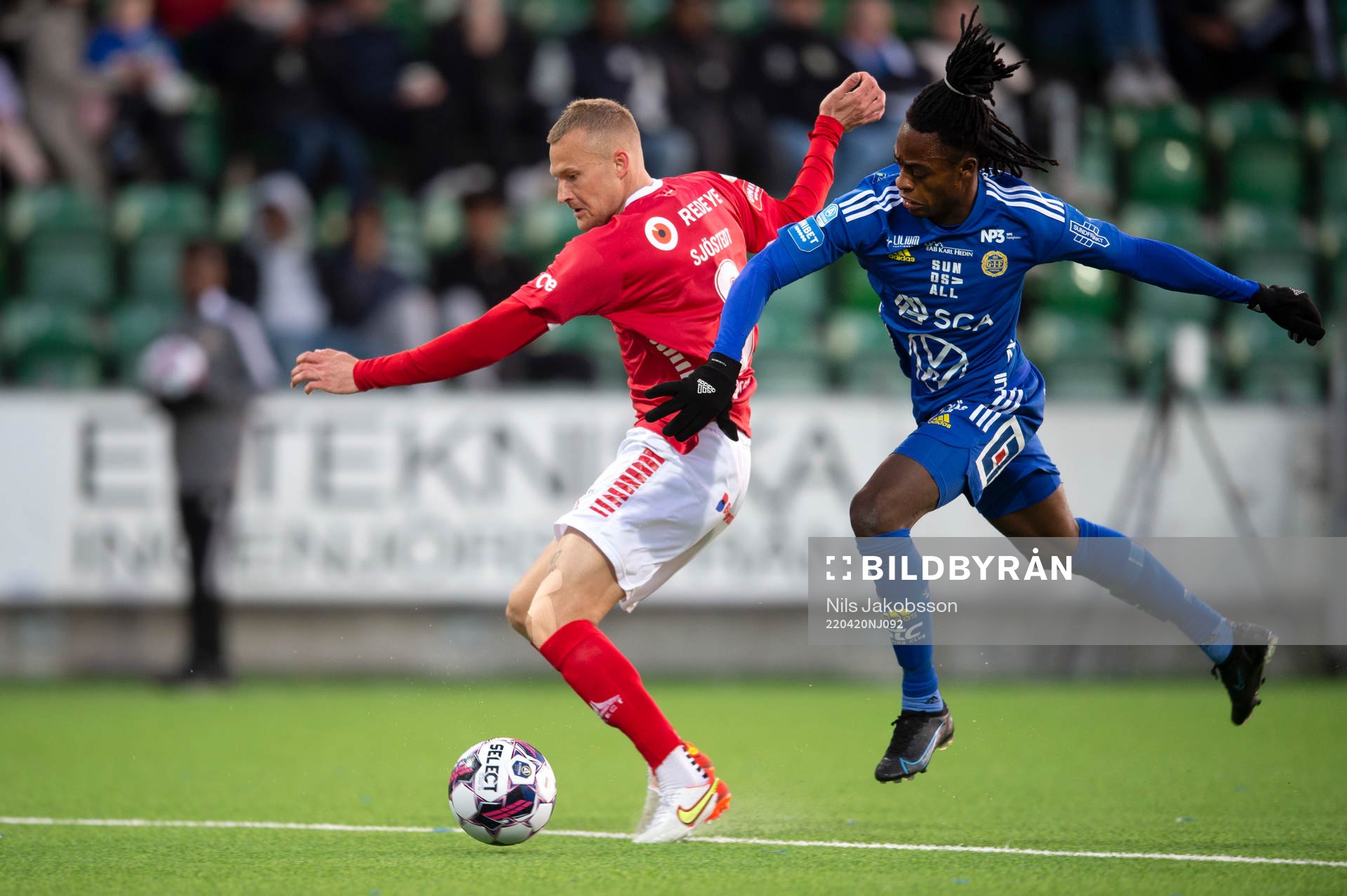 Kalmars Rasmus Sjöstedt och Sundsvalls Ronlado Damus