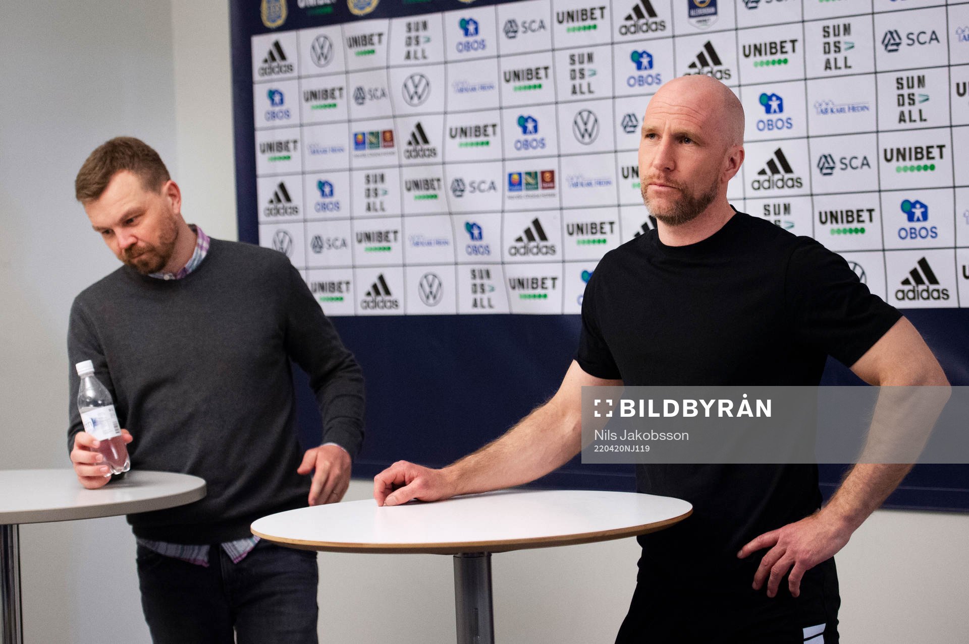 Sundsvalls tränare Henrik Åhnstrand och Kalmars tränare