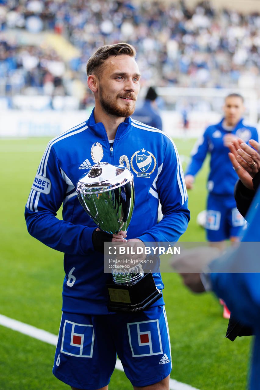 IFK Norrköpings Linus Wahlqvist Egnell tilldelas priset