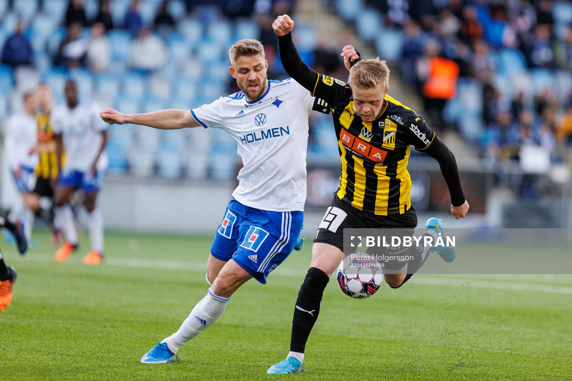 IFK Norrköpings Christoffer Nyman och Häckens Tomas