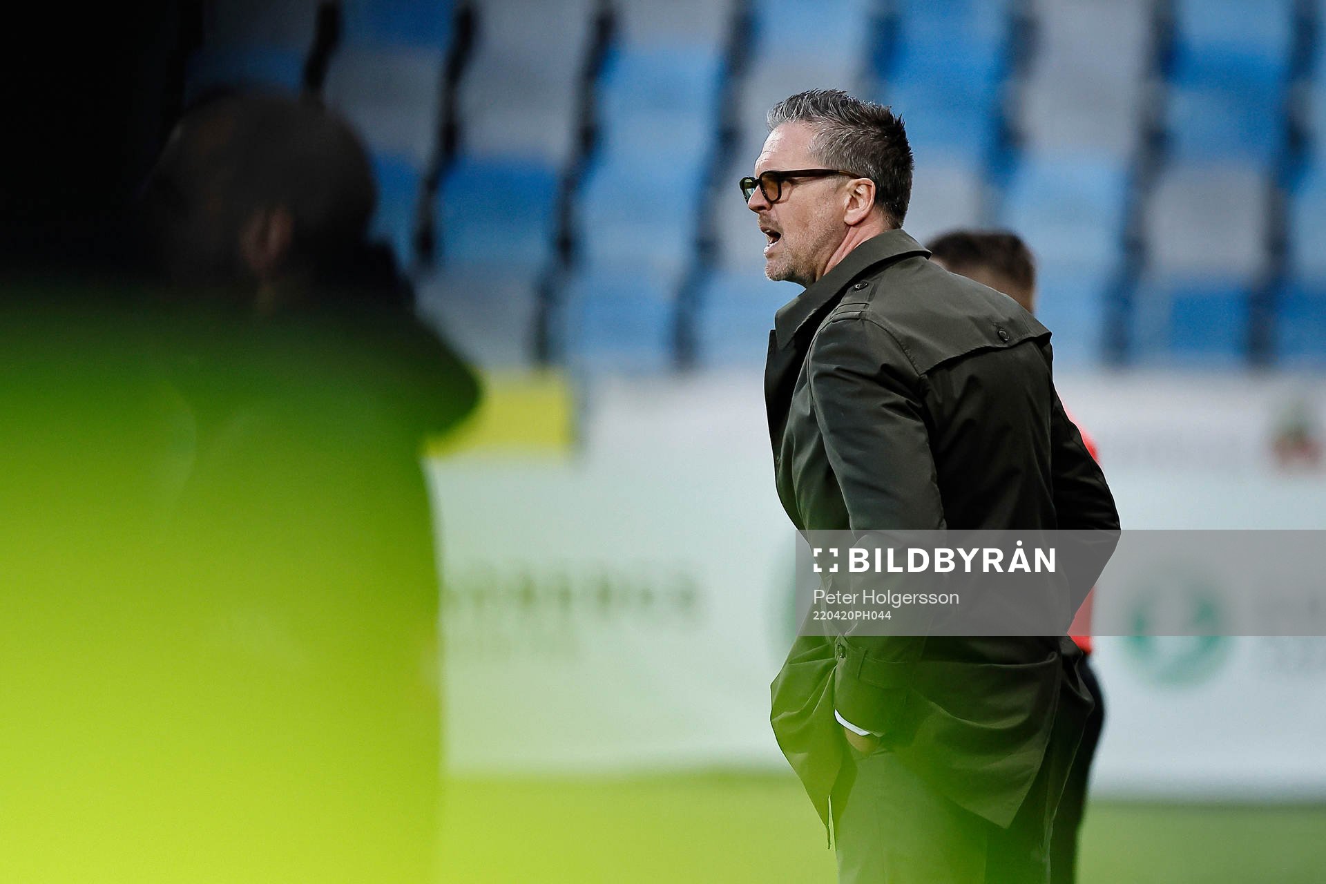 IFK Norrköpings tränare Rikard Norling reagerar