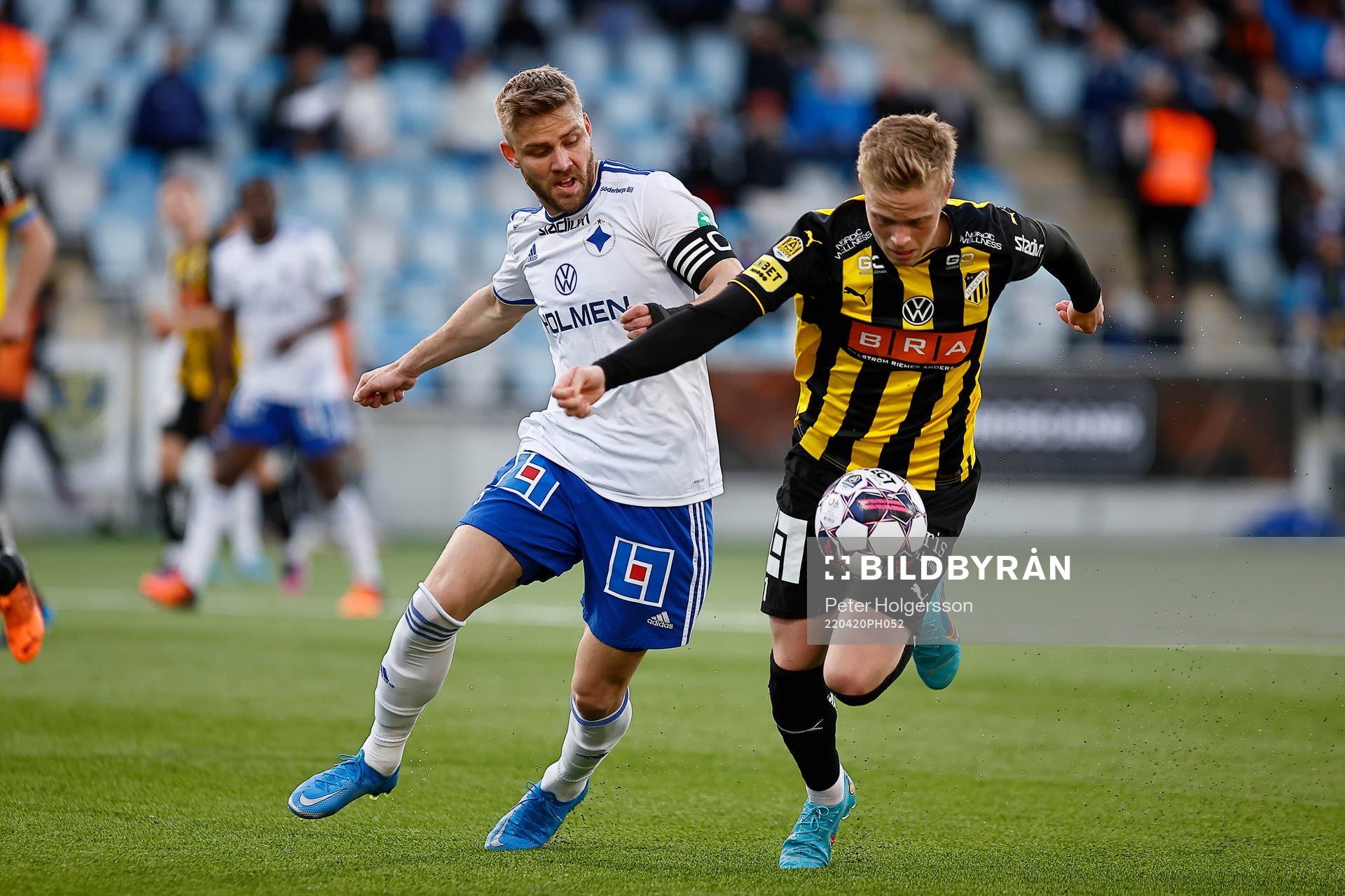 IFK Norrköpings Christoffer Nyman och Häckens Tomas