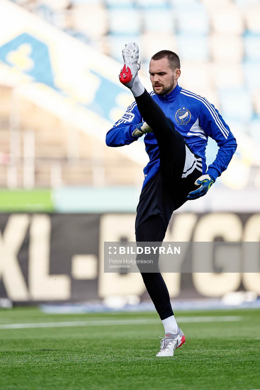 IFK Norrköpings målvakt Oscar Jansson