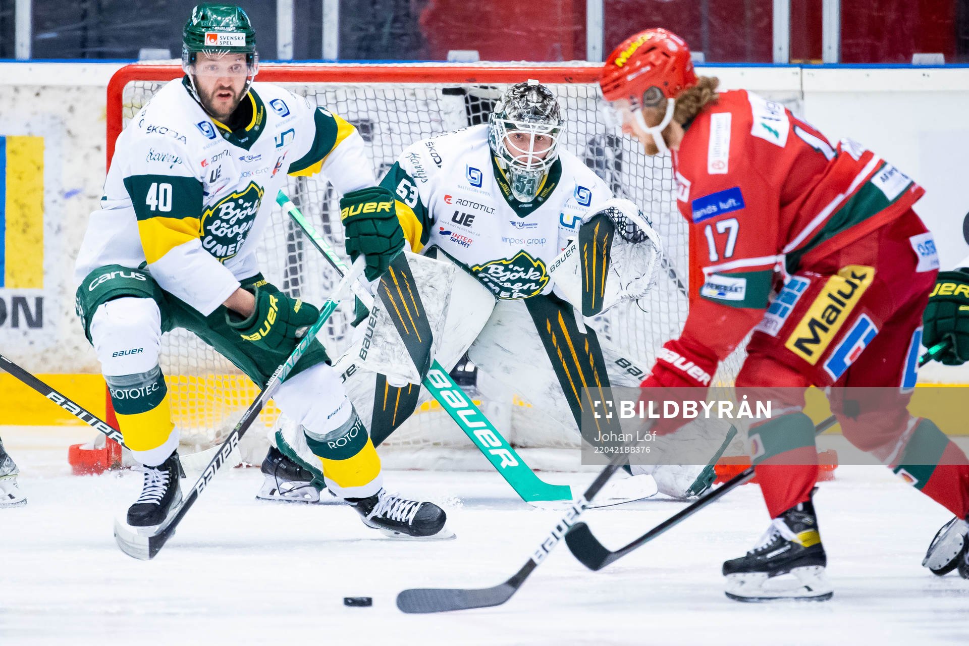 Björklövens målvakt Claes Endre