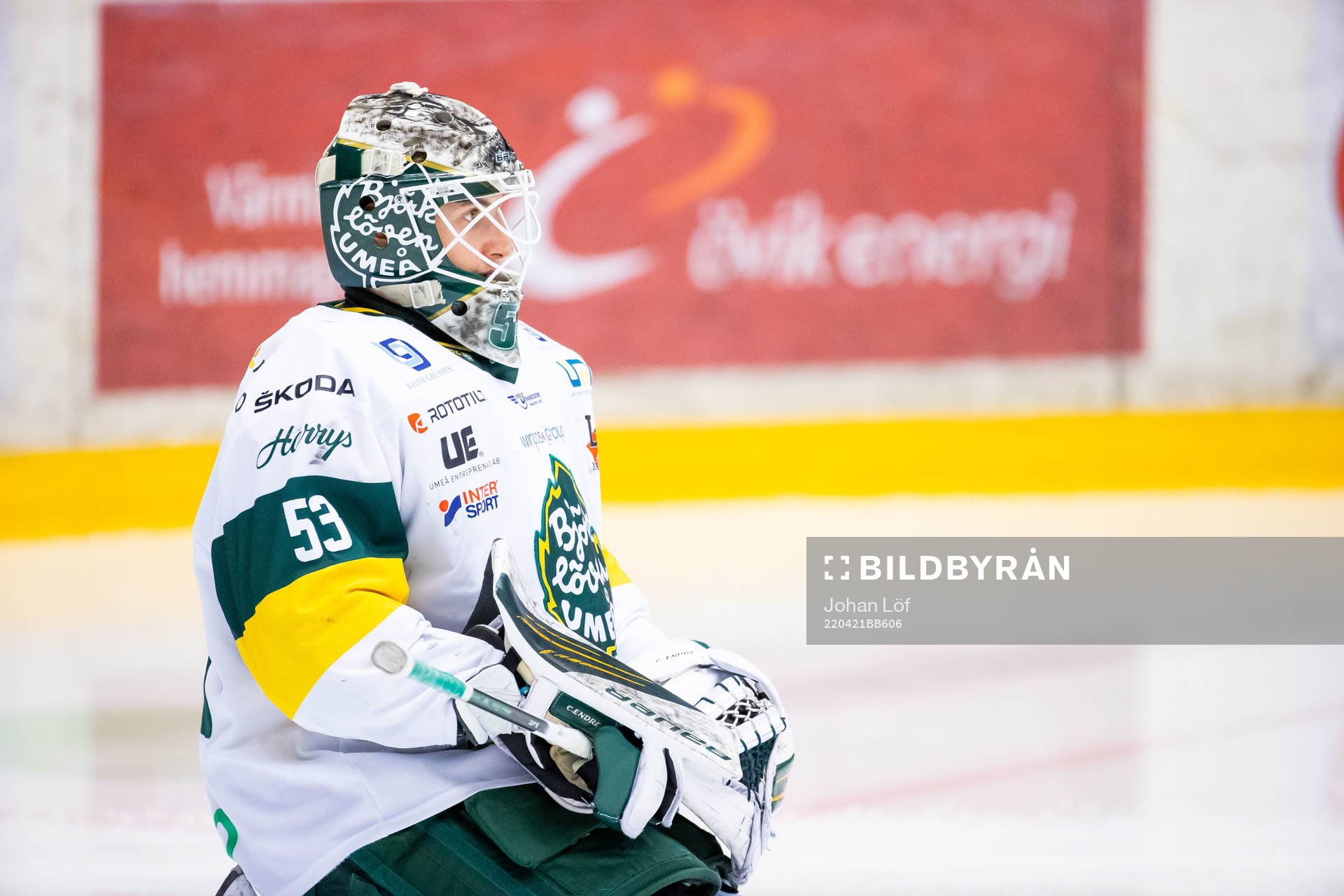 Björklövens målvakt Claes Endre