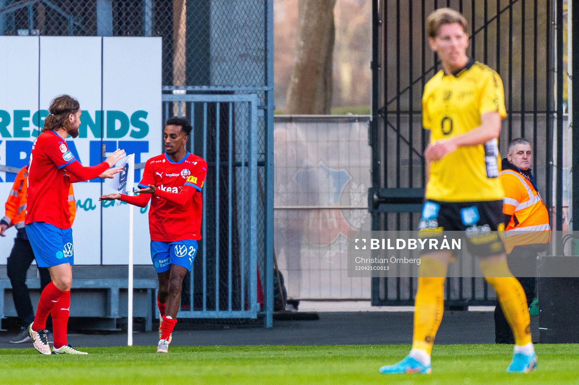 Helsingborgs Taha Ali jublar