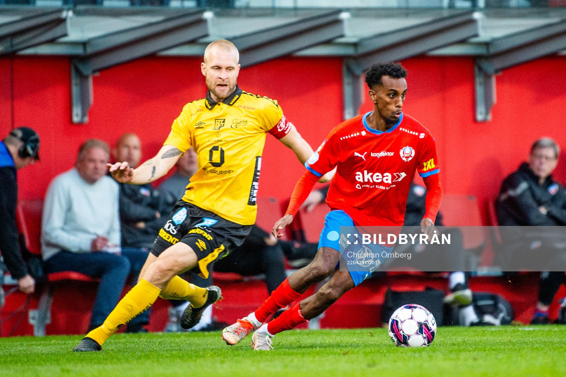 Elfsborgs Johan Larsson och Helsingborgs Taha Ali