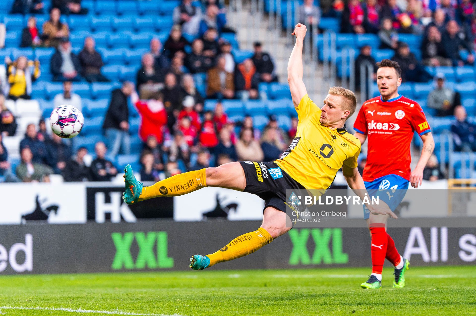 Elfsborgs Per Frick och Helsingborgs Viljormur Davidsen