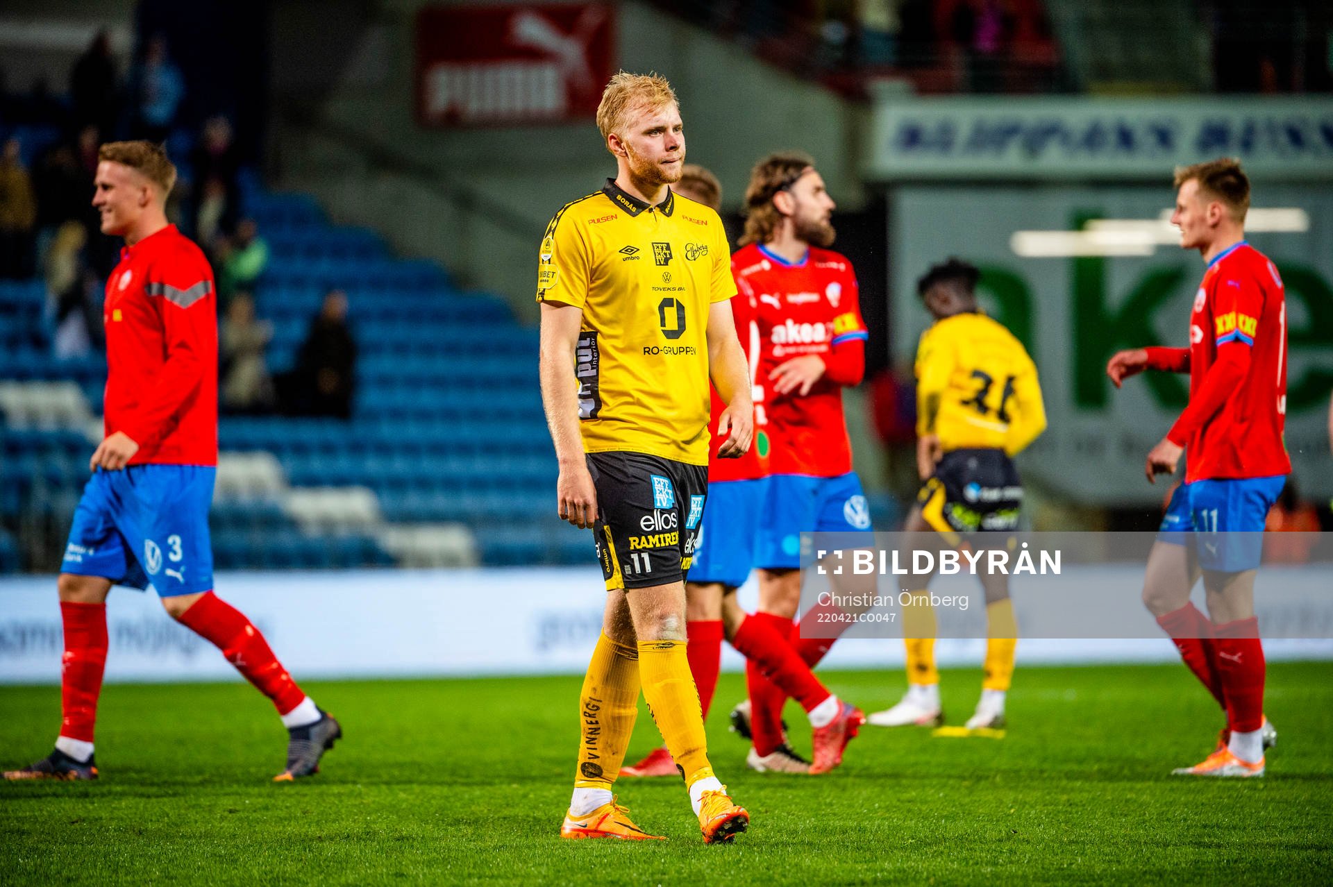 Elfsborgs Sveinn Gudjohnsen deppar