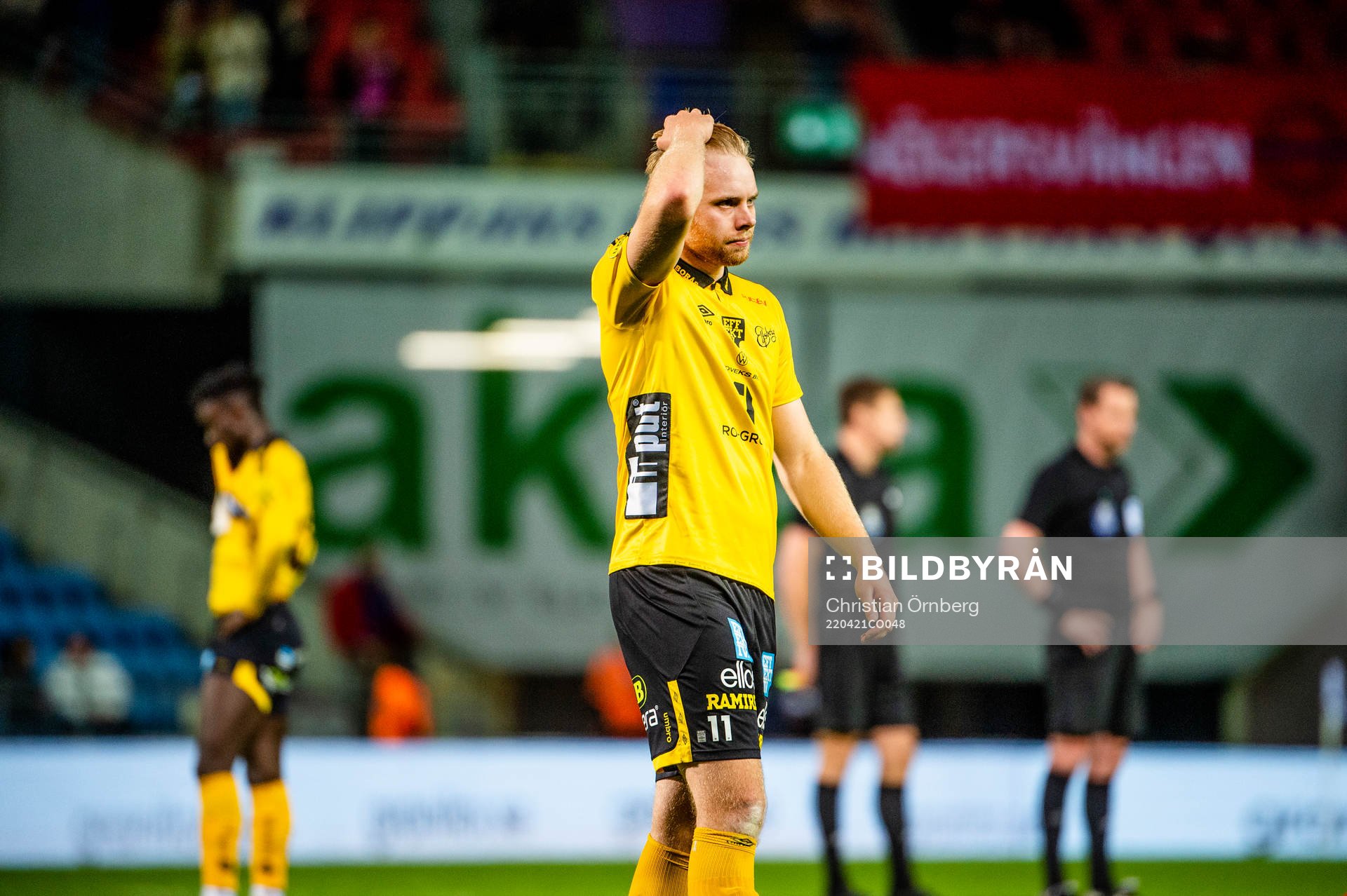 Elfsborgs Sveinn Gudjohnsen deppar
