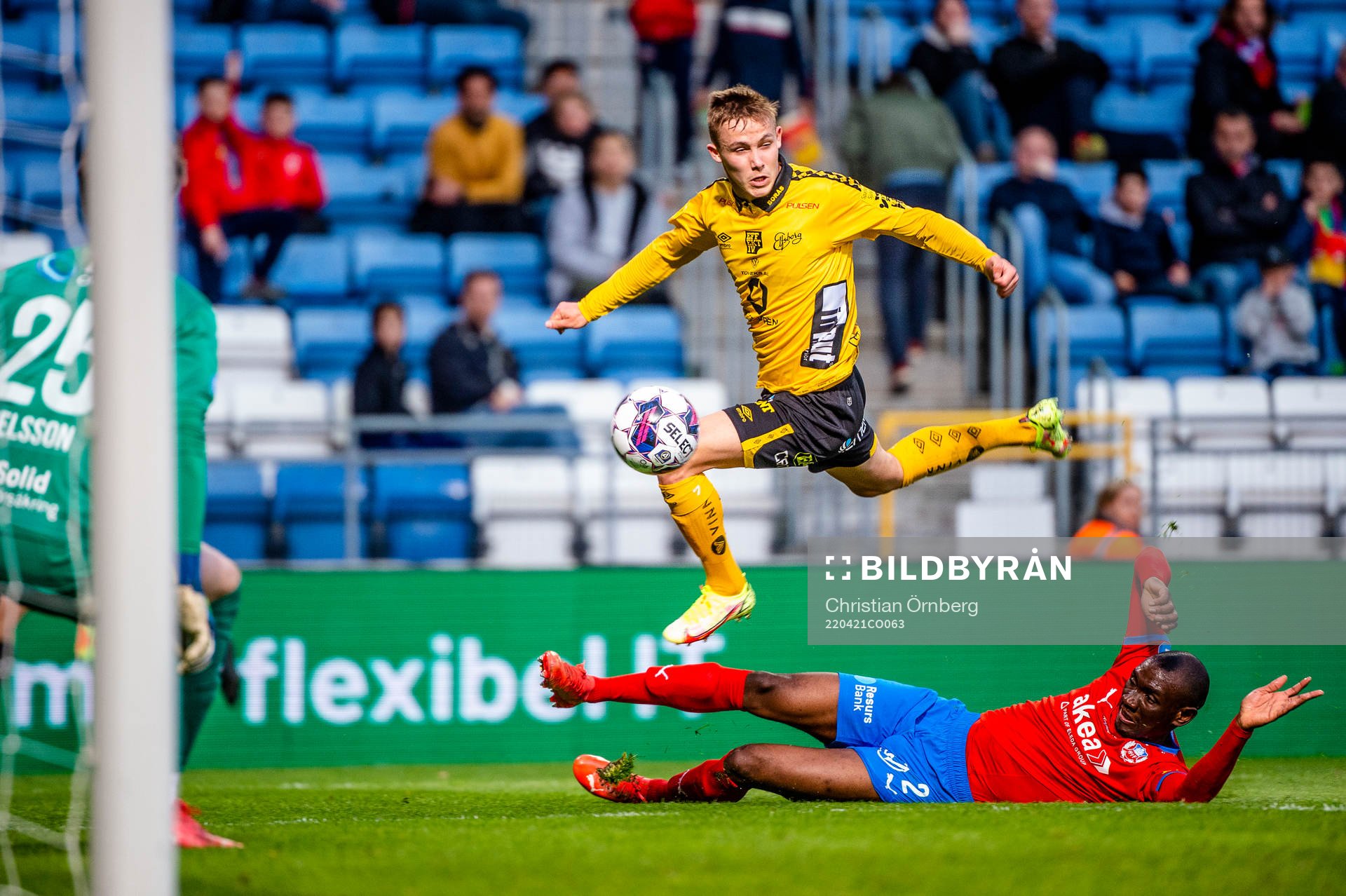 Elfsborgs Jacob Ondrejka målchans mot Helsingborgs Ravy