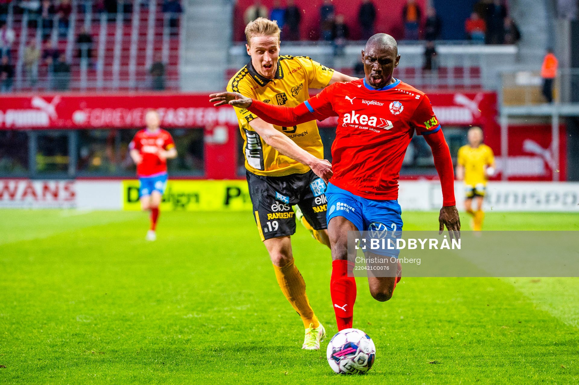 Elfsborgs Jeppe Møldrup Okkels mot Helsingborgs Ravy