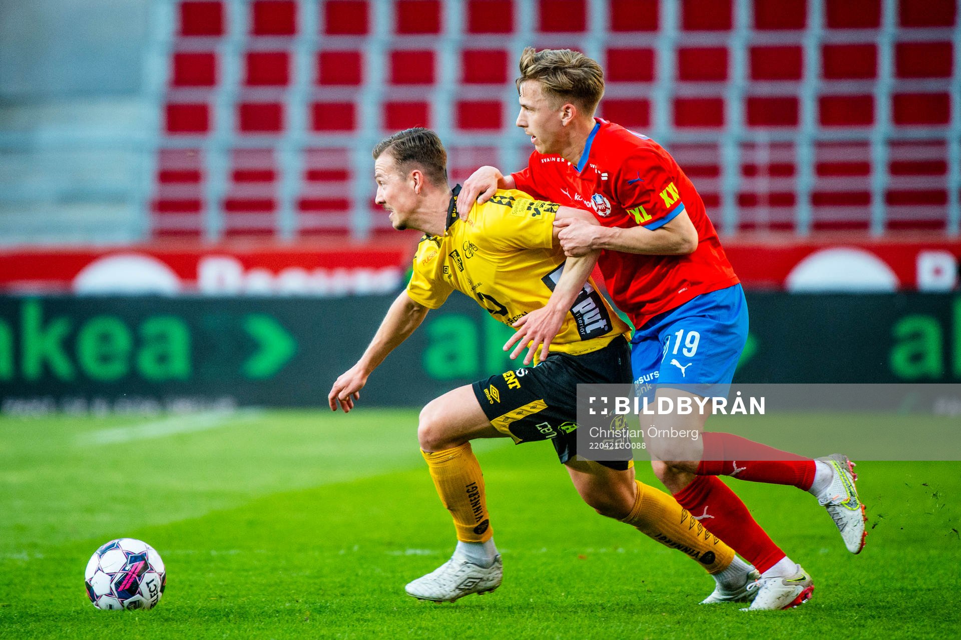 Elfsborgs Simon Olsson mot Helsingborgs Lucas Lingman