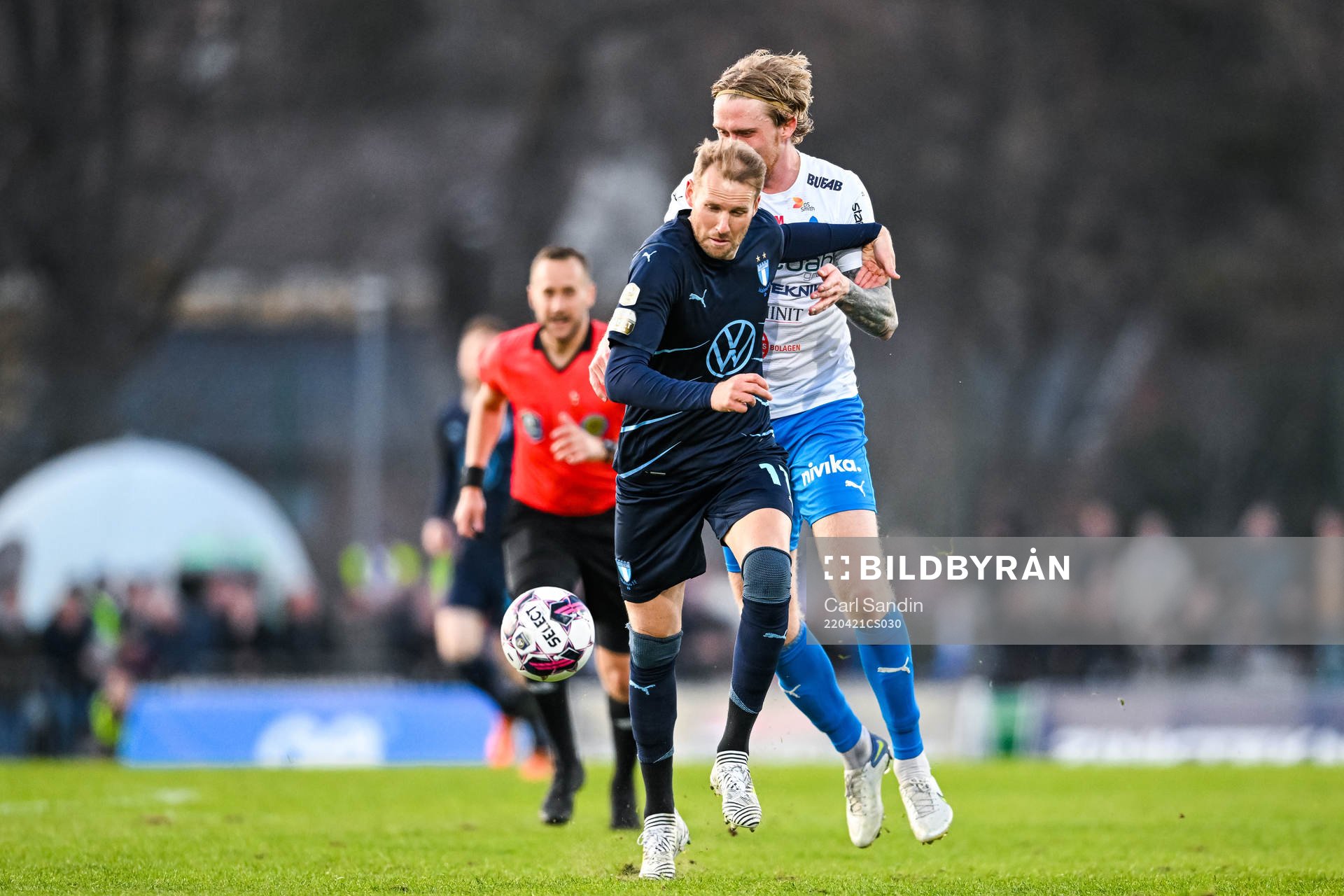 Malmö FFs Ola Toivonen och Värnamos Hampus Näsström