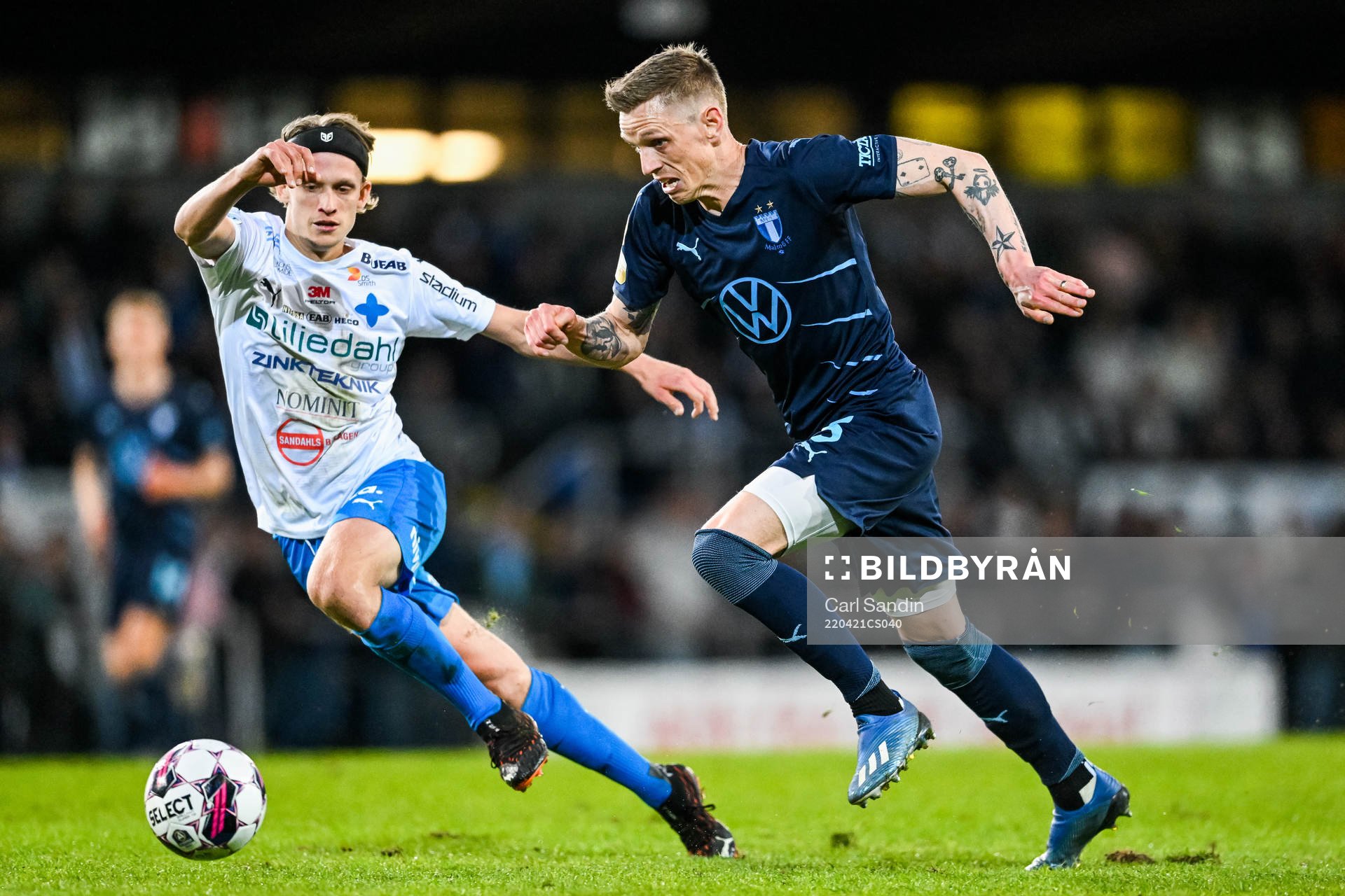 Värnamos Charlie Vindehall och Malmö FFs Sören Rieks