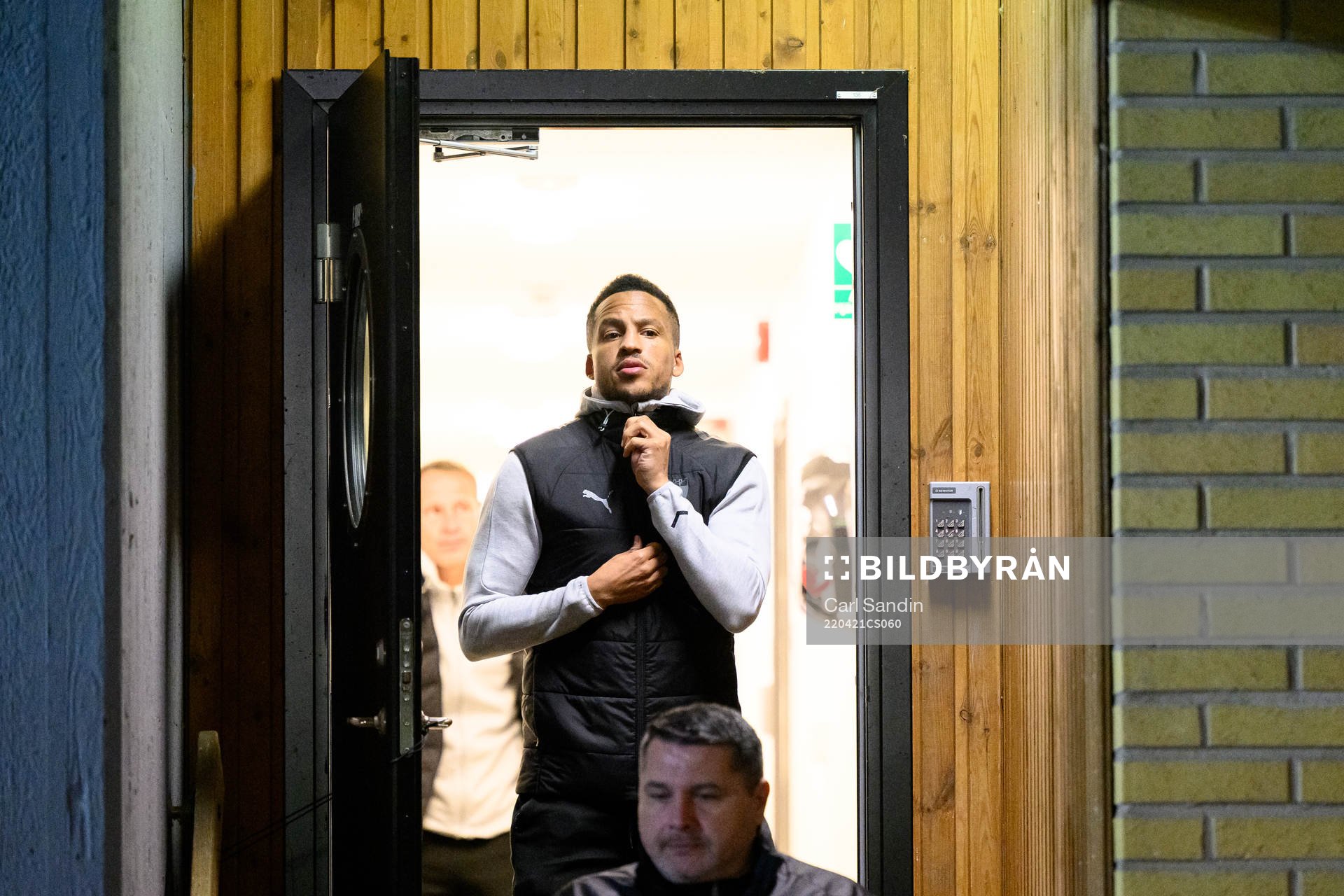 Malmö FFs Martin Olsson efter fotbollsmatchen i Allsvenskan mellan Värnamo och Malmö FF den 21 april 2022 i Värnamo. 