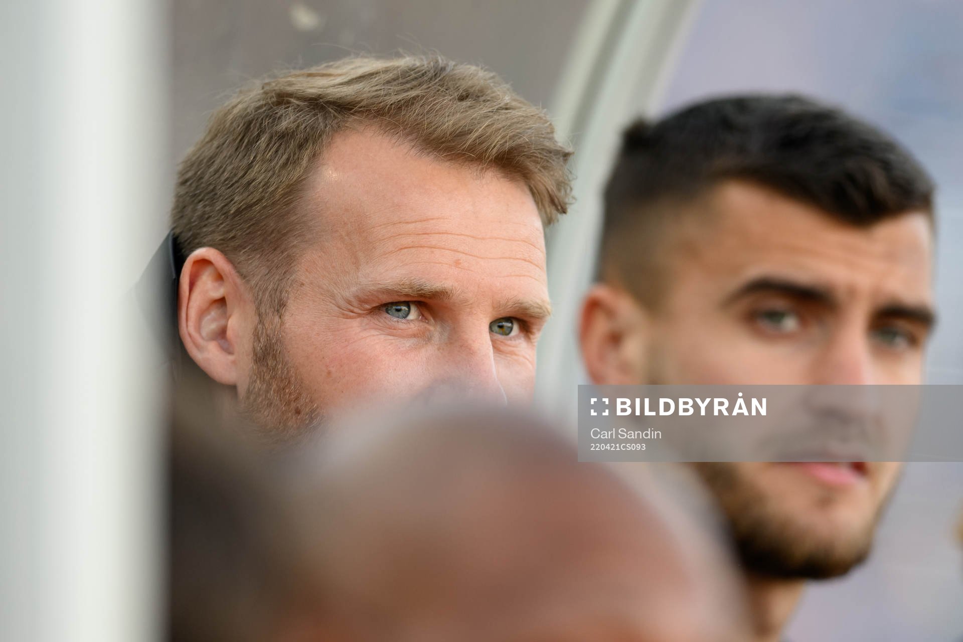 Malmö FFs Ola Toivonen på bänken