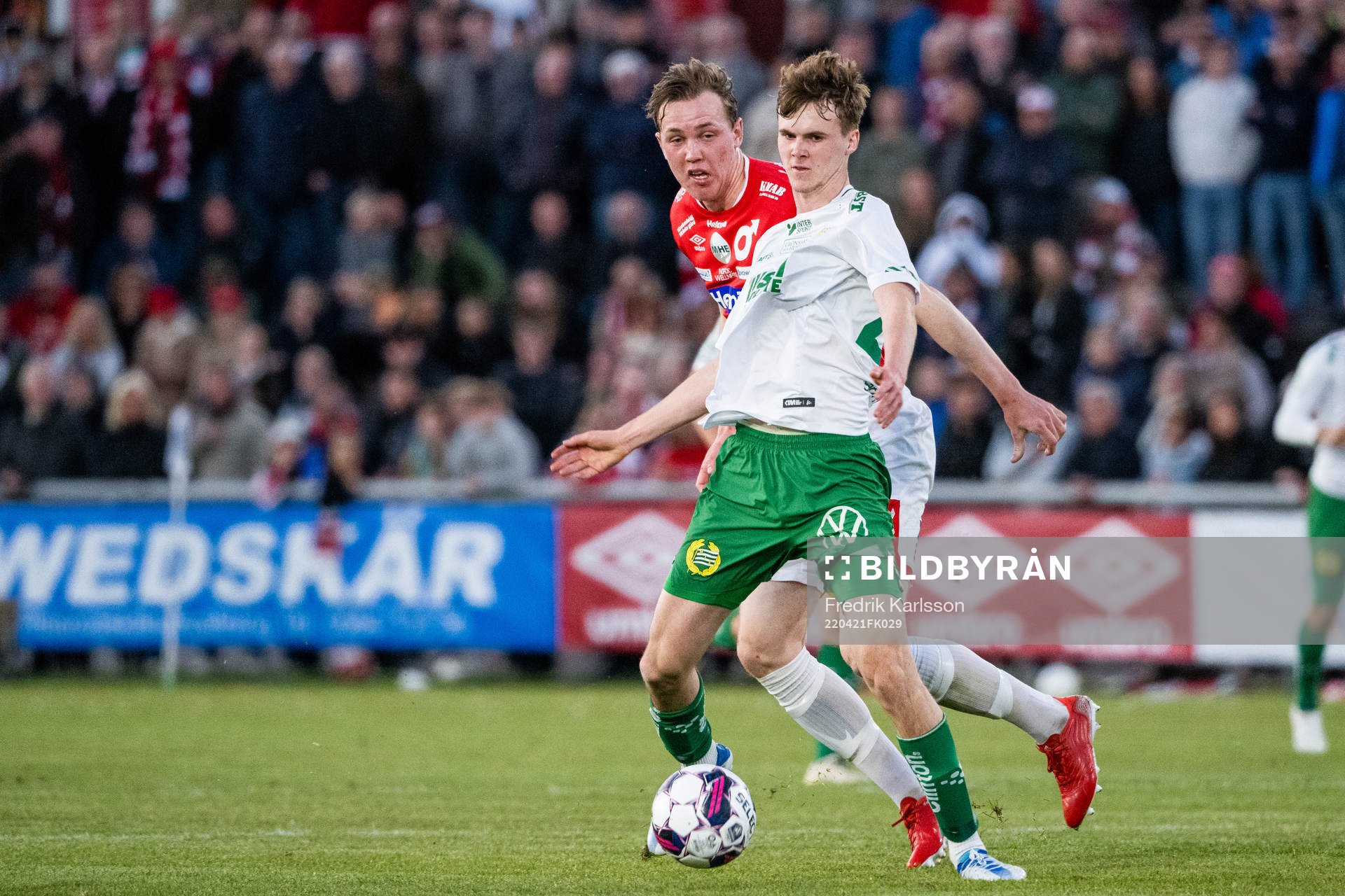 Degerfors Adam Carlén och Hammarbys Williot Swedberg
