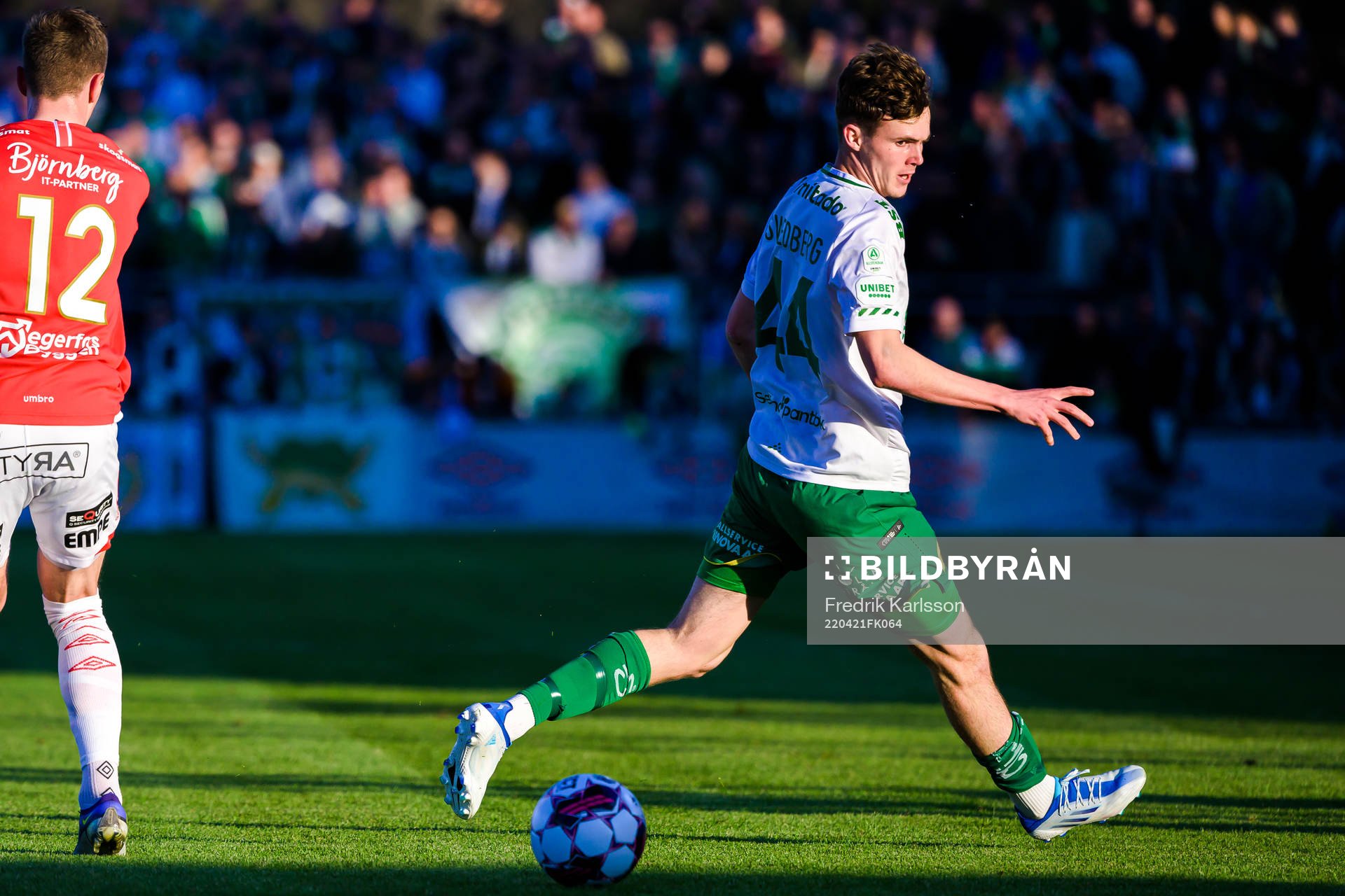 Degerfors Erik Lindell och Hammarbys Williot Swedberg