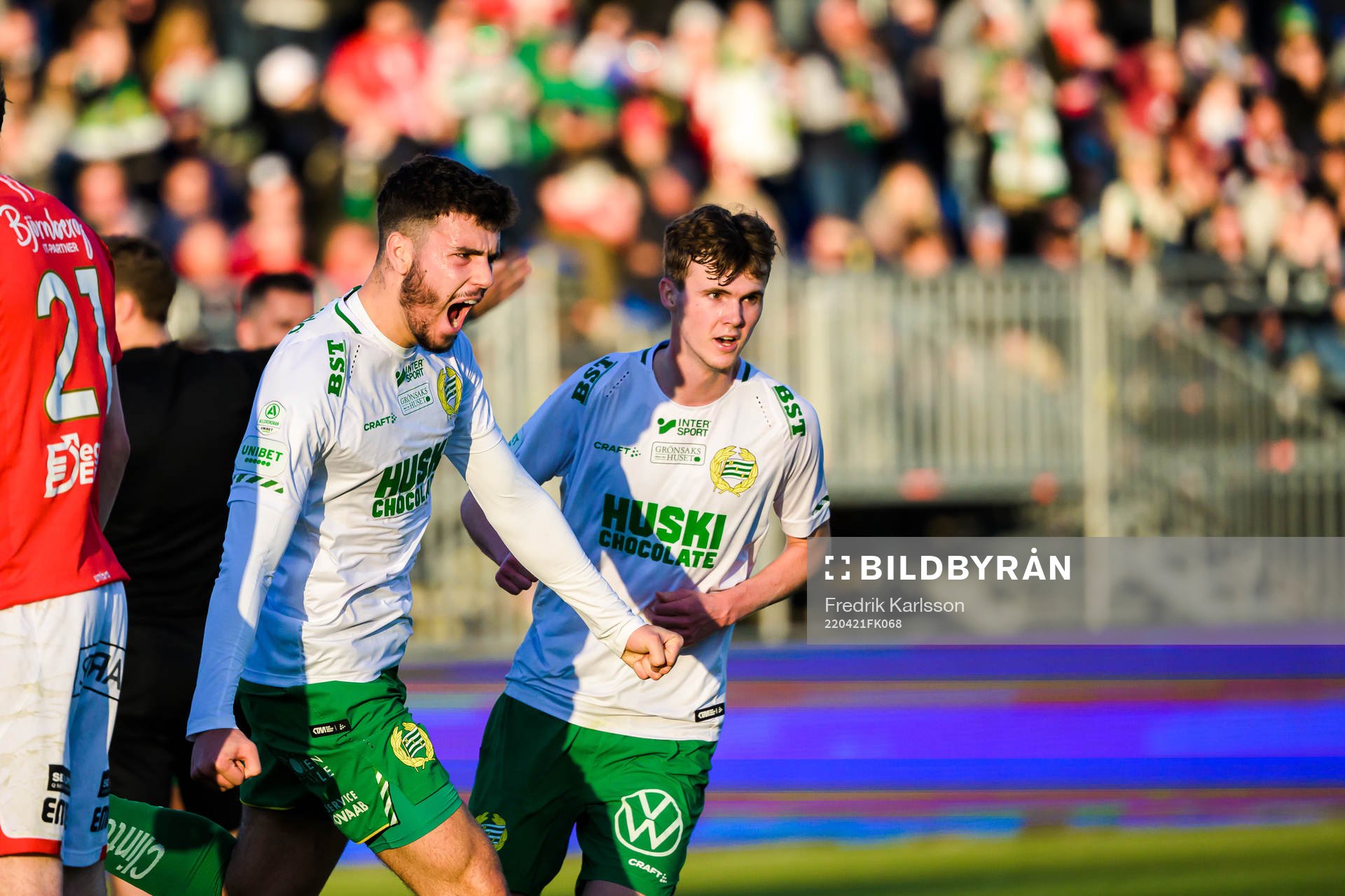 Hammarbys Edvin Kurtulus jublar