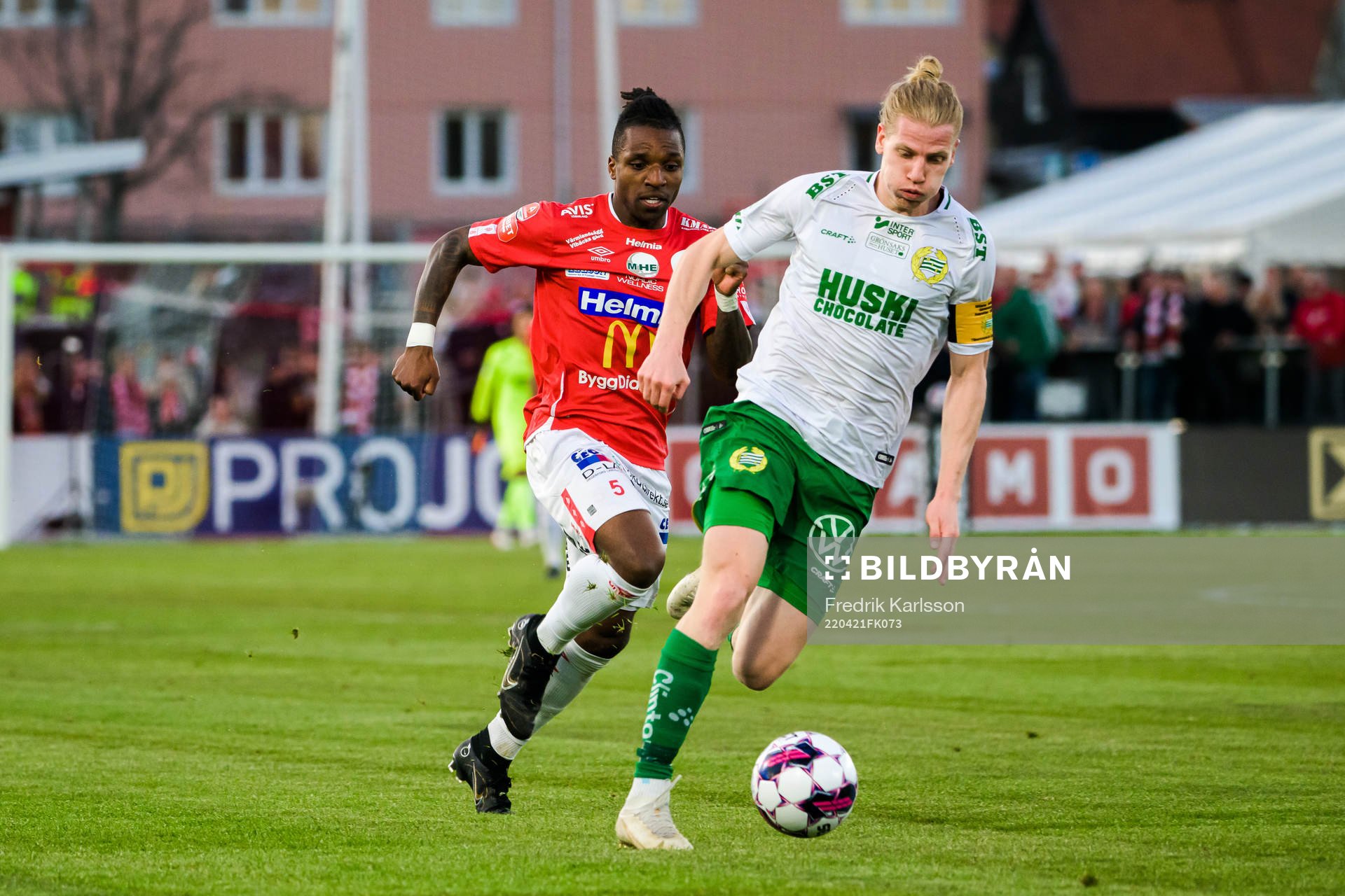 Degerfors Joseph-Claude Agyeman Gyau och Hammarbys Gustav
